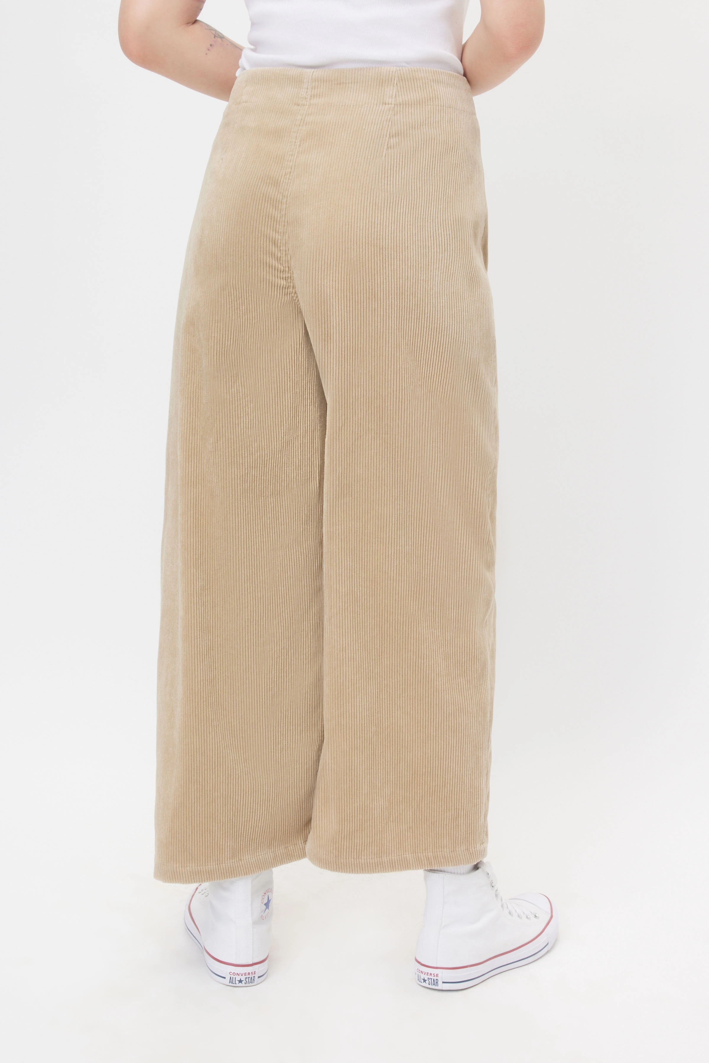 SEAL - Cord Hose mit Barrel Leg - Damen - braun - Rückansicht