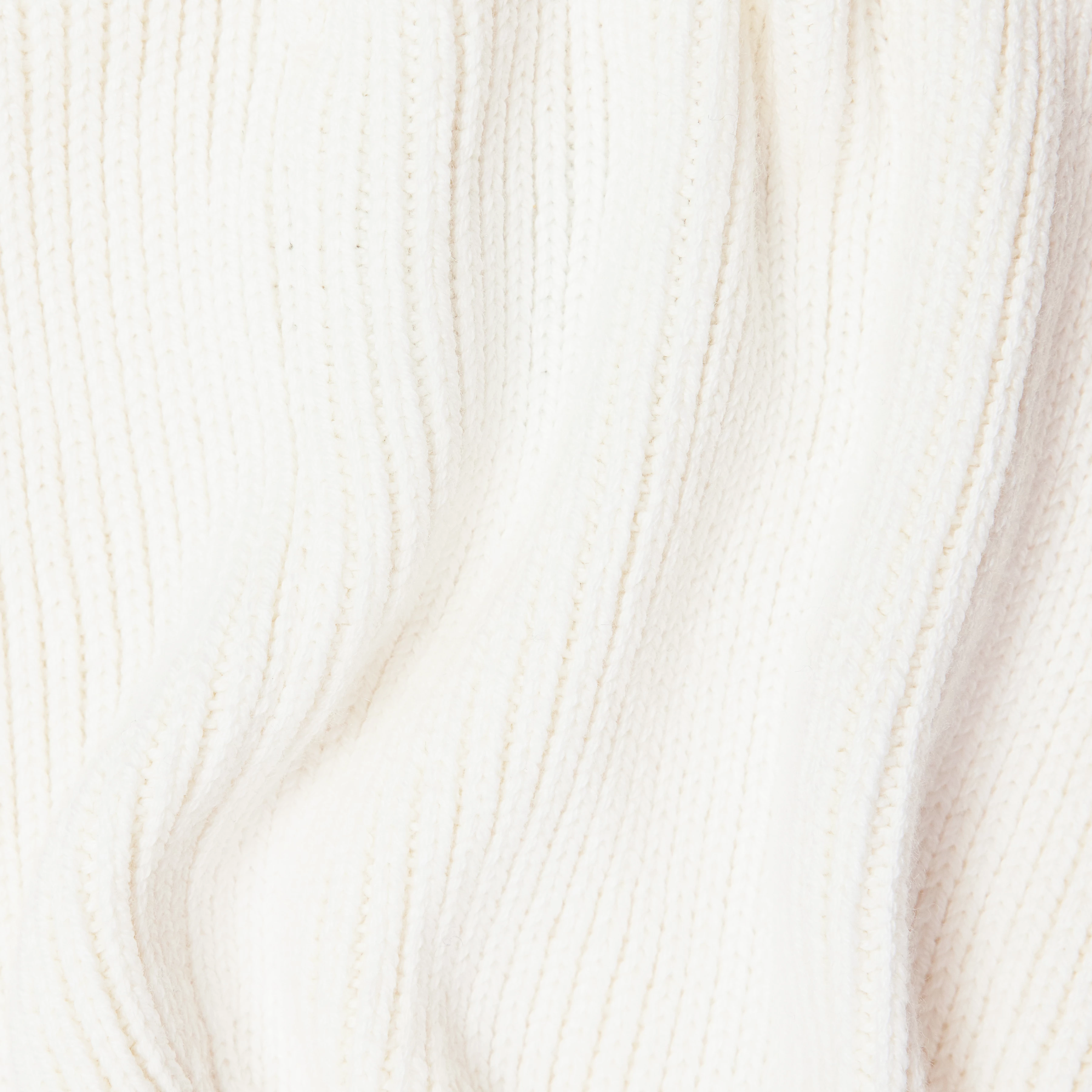 LOAH_3 - Beanie in Baumwoll-Mix - Unisex - off white - Materialbild (B2C)