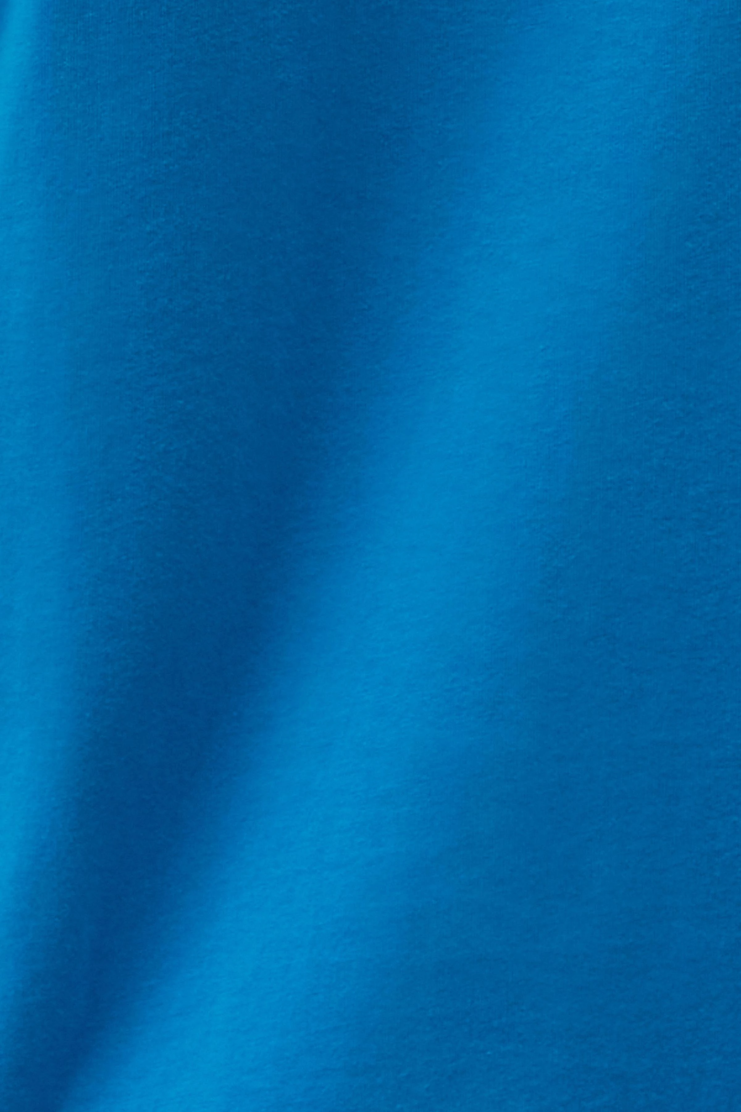 THILO - relaxed fit cotton t-shirt - men - blue - Detailansicht am Model