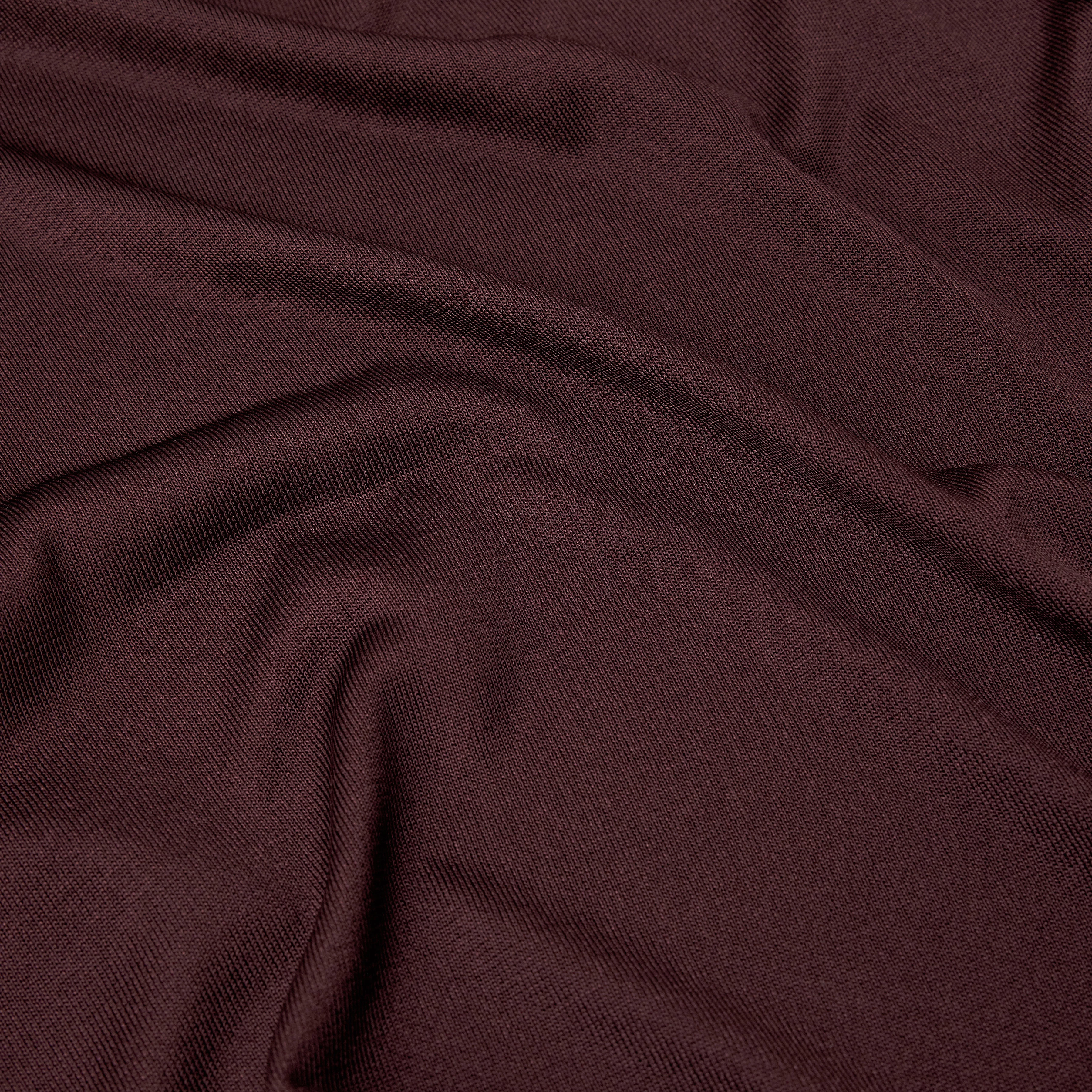 NISLE_2 - Strick-T-Shirt in Luxus-Textur - Damen - rot - Materialbild (B2C)