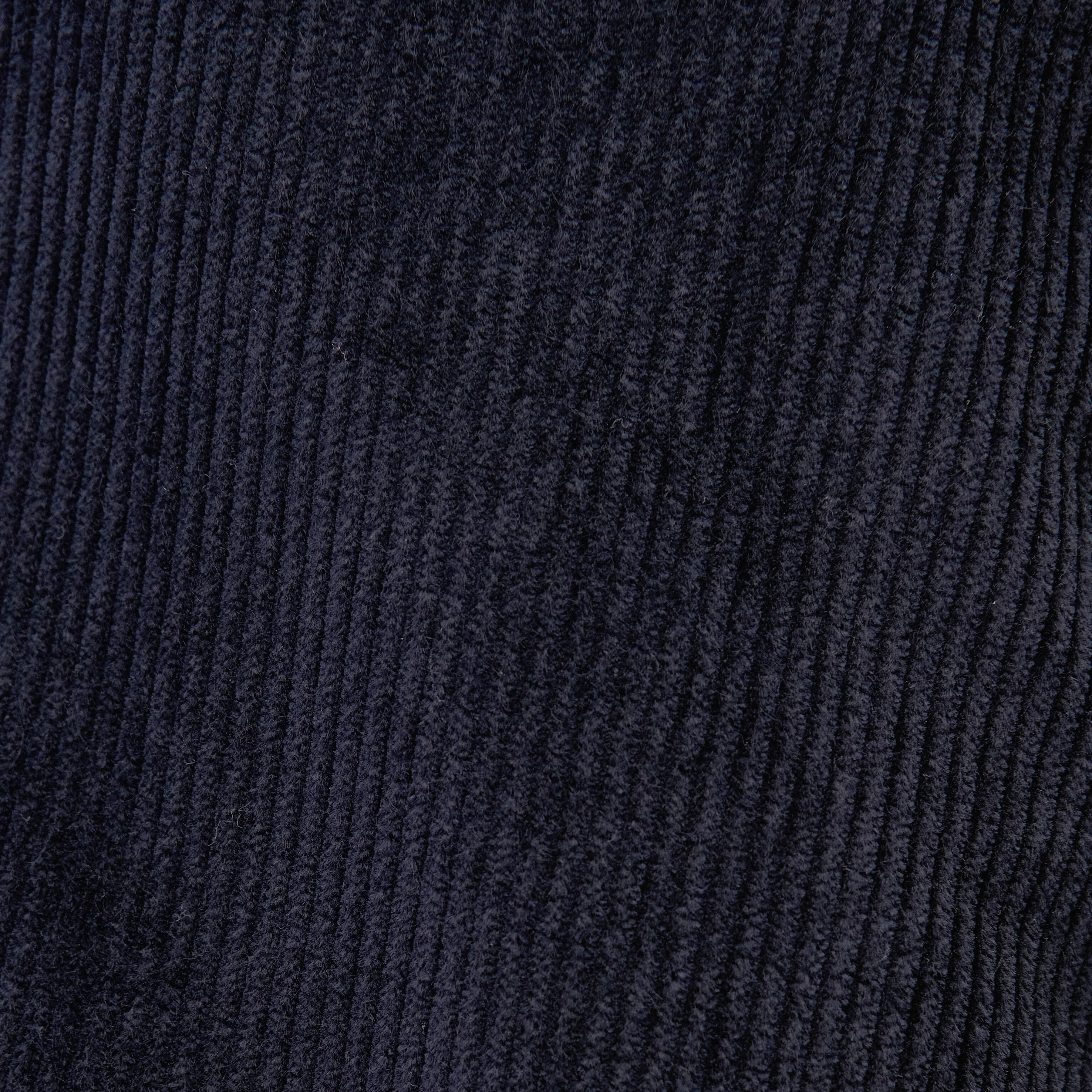 CHASY - Hose mit Bundfalte in feiner Cordstruktur - Herren - blau - Materialbild (B2C)