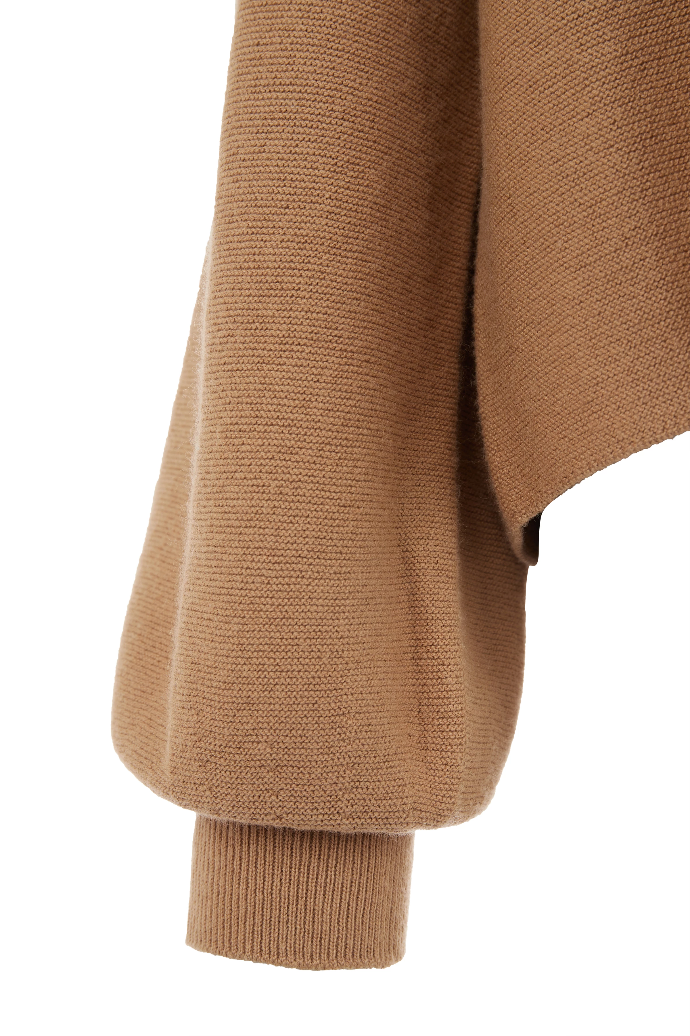 MANUI - Cardigan mit Kaschmir-Anteil - Damen - braun - Freisteller Detailansicht