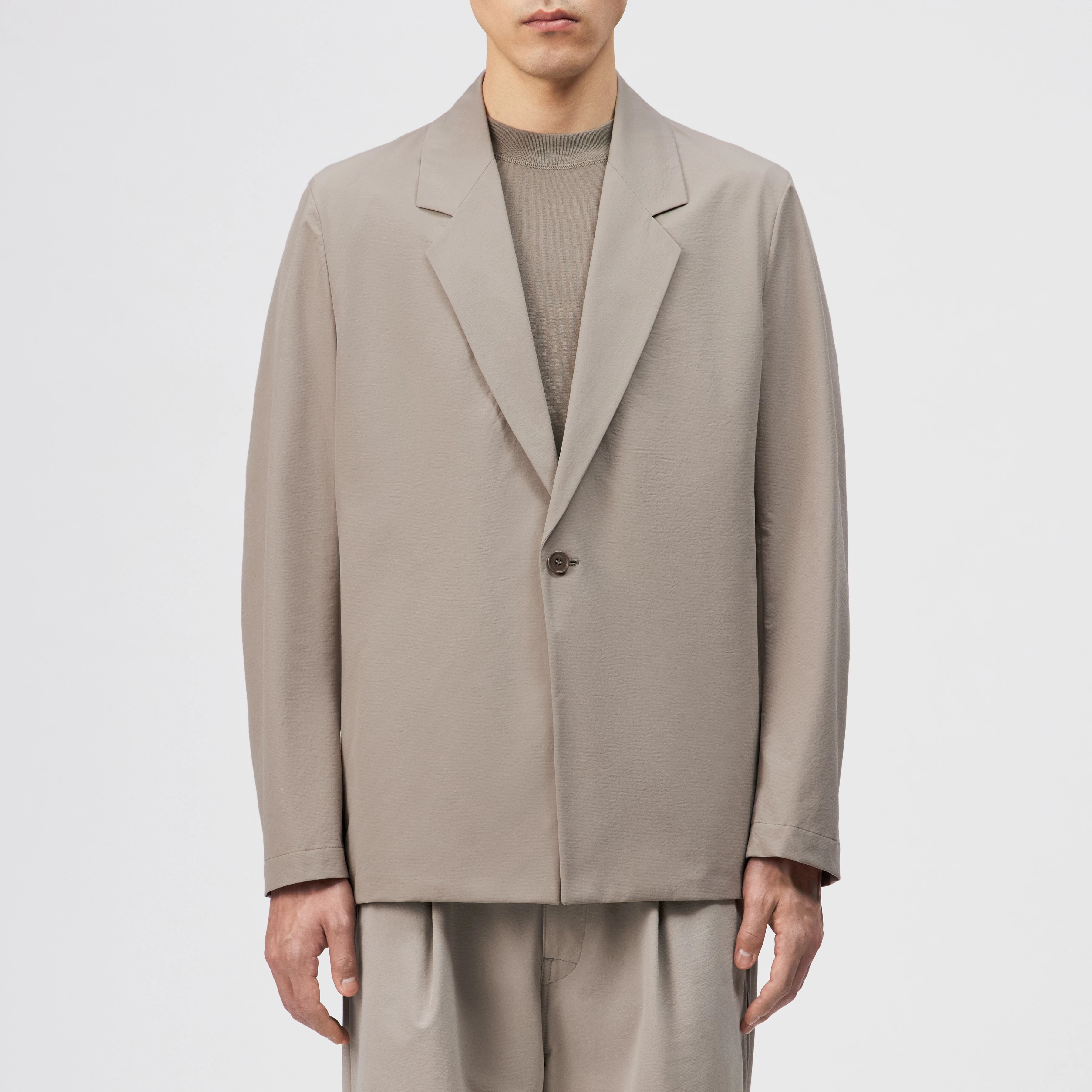 NOLEN - Veste à un bouton avec revers à crans - men - beige - Frontansicht