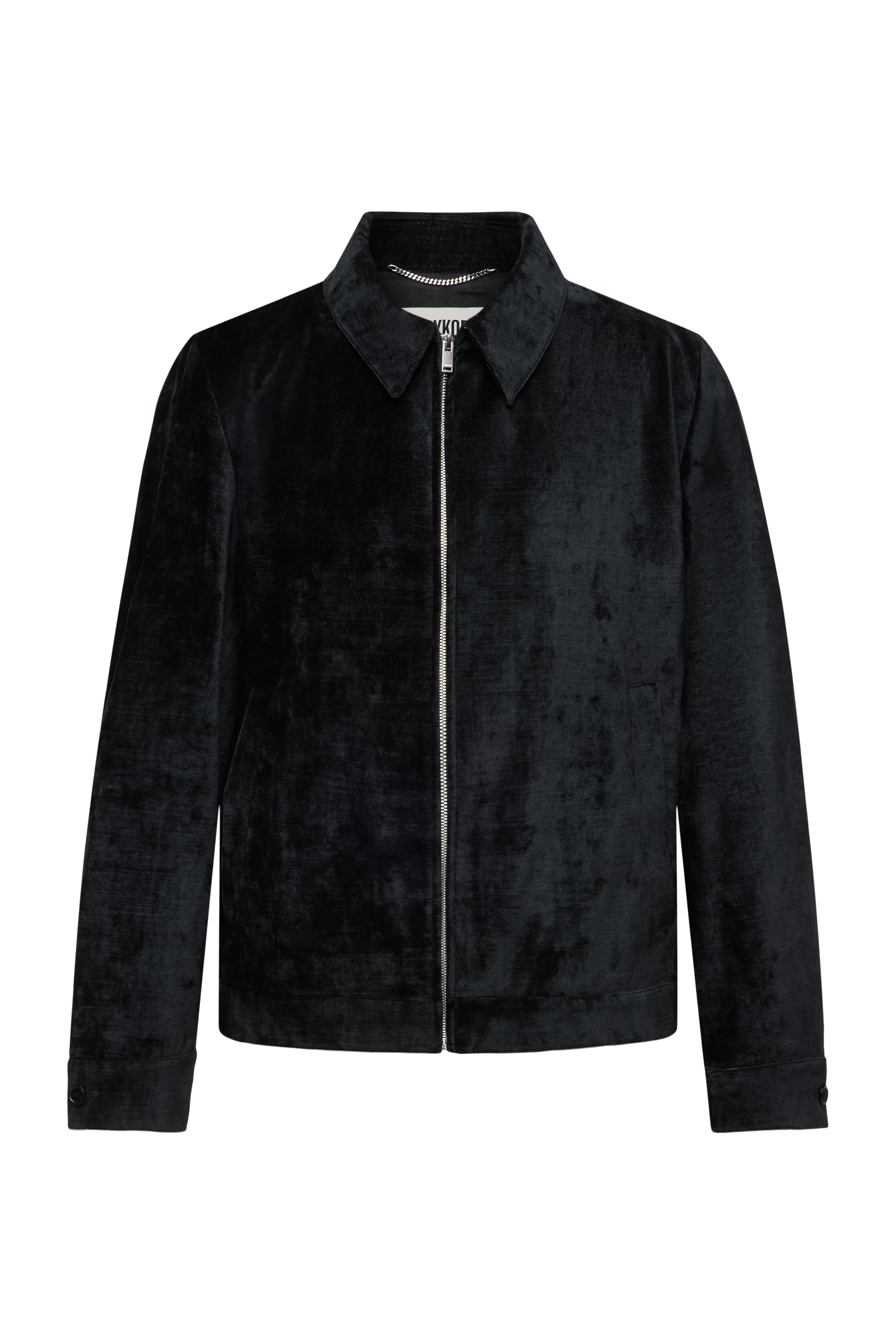 RIKKA_2 - Jacke in Samt - Herren - schwarz - Freisteller Frontansicht