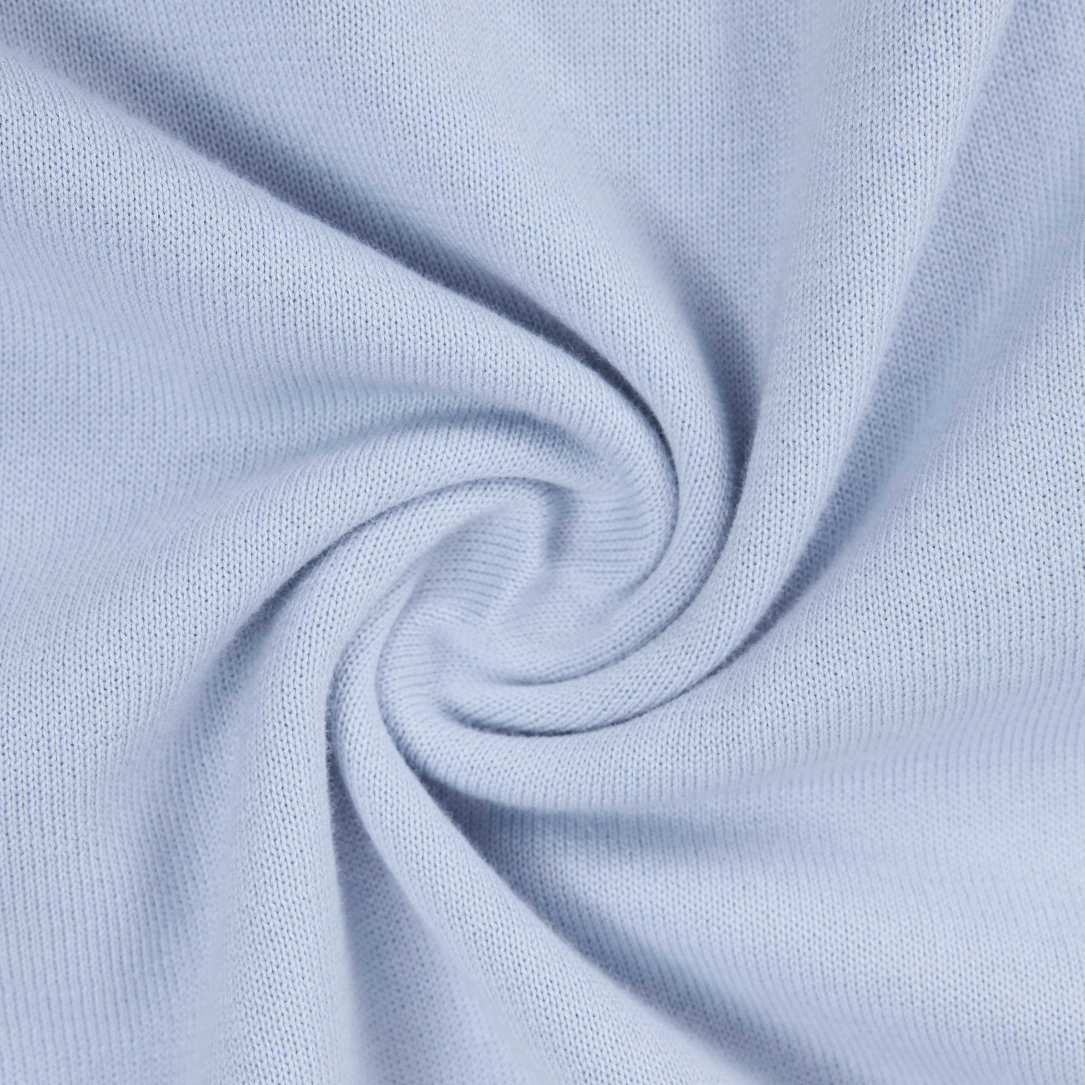 IRMINO - Long sleeve in pure cotton - men - blue - Materialbild (B2C)