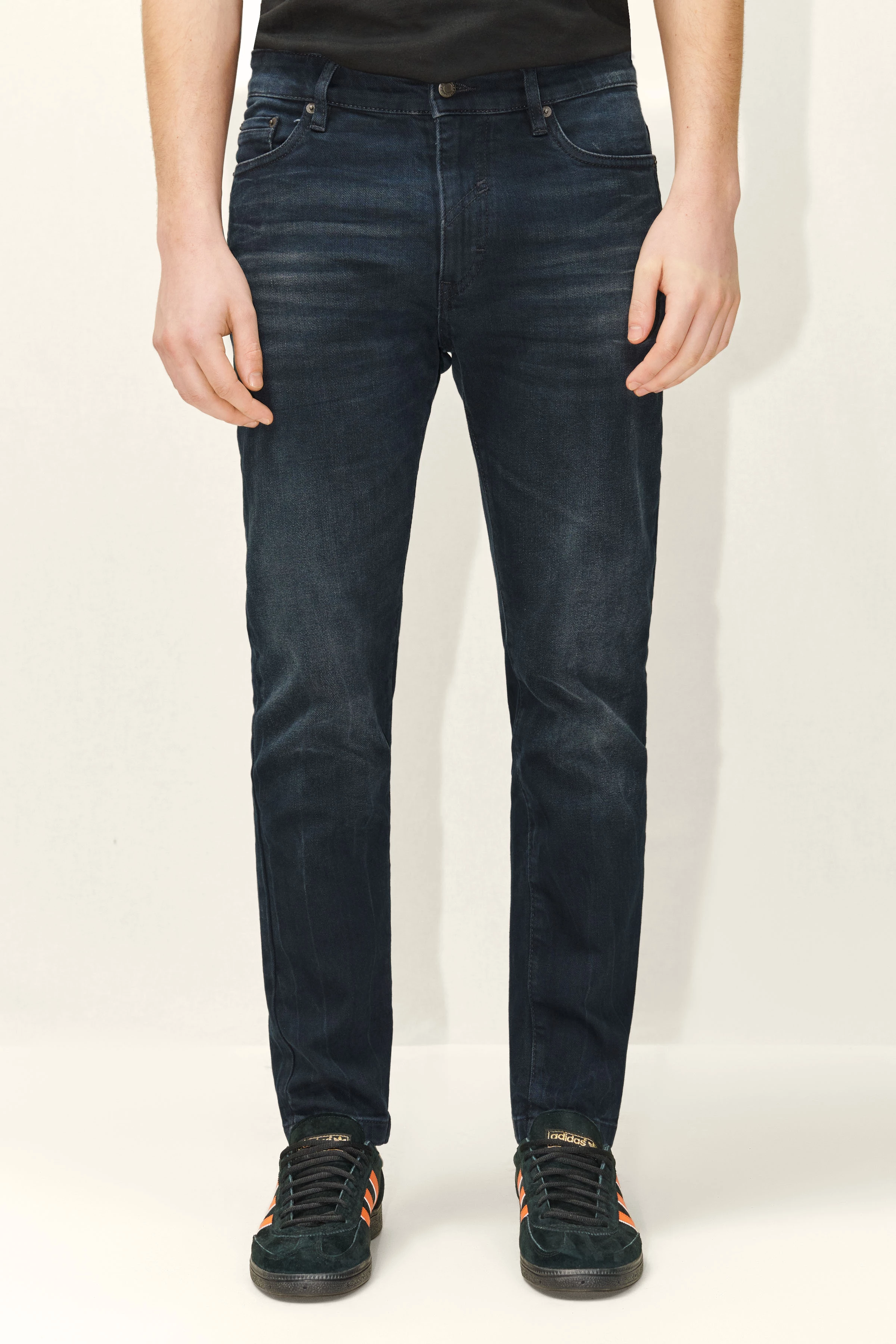 WEST - slim fit jeans in cotton mix - men - blue - Frontansicht