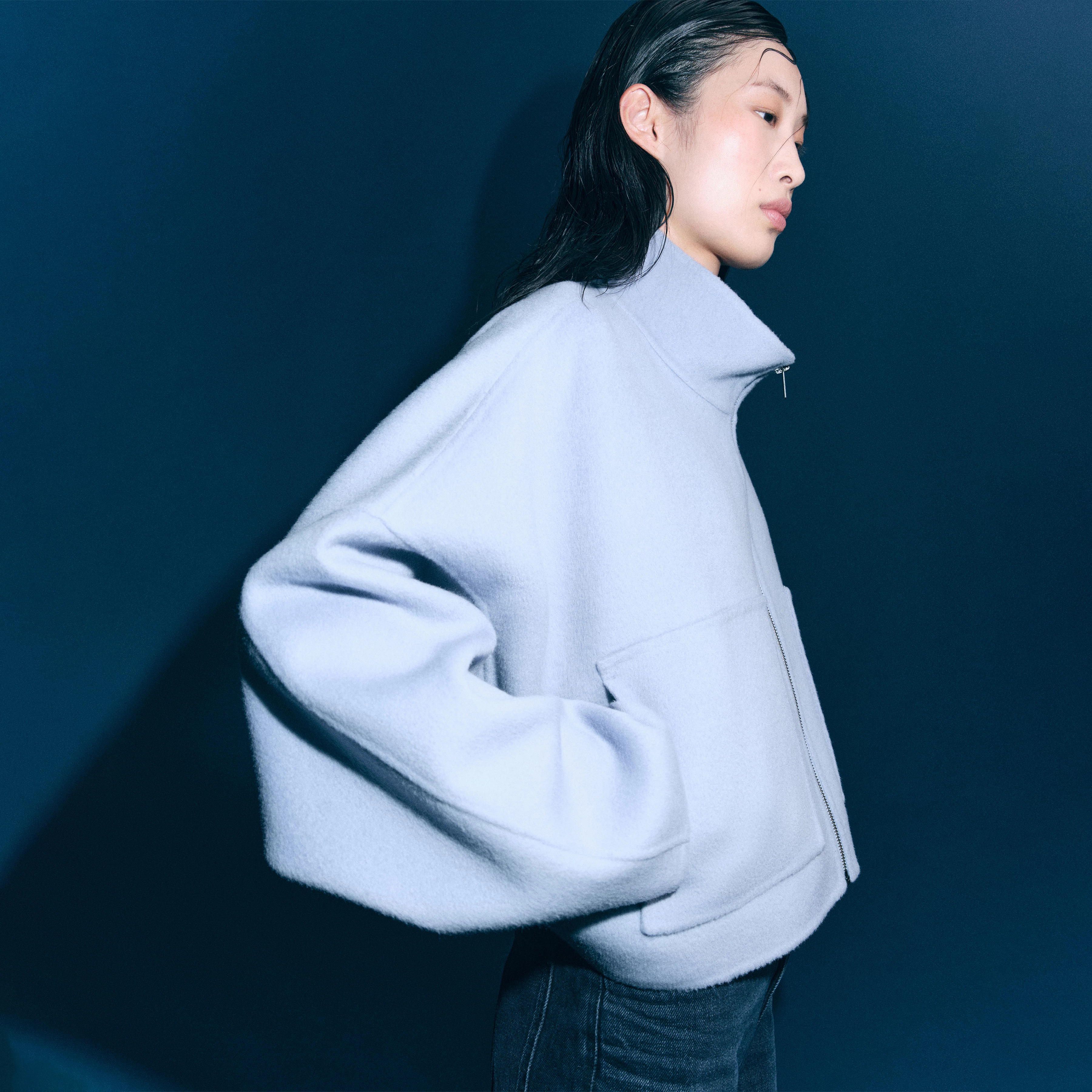 Damen Jacke ELSTOW_1 in blau von DRYKORN