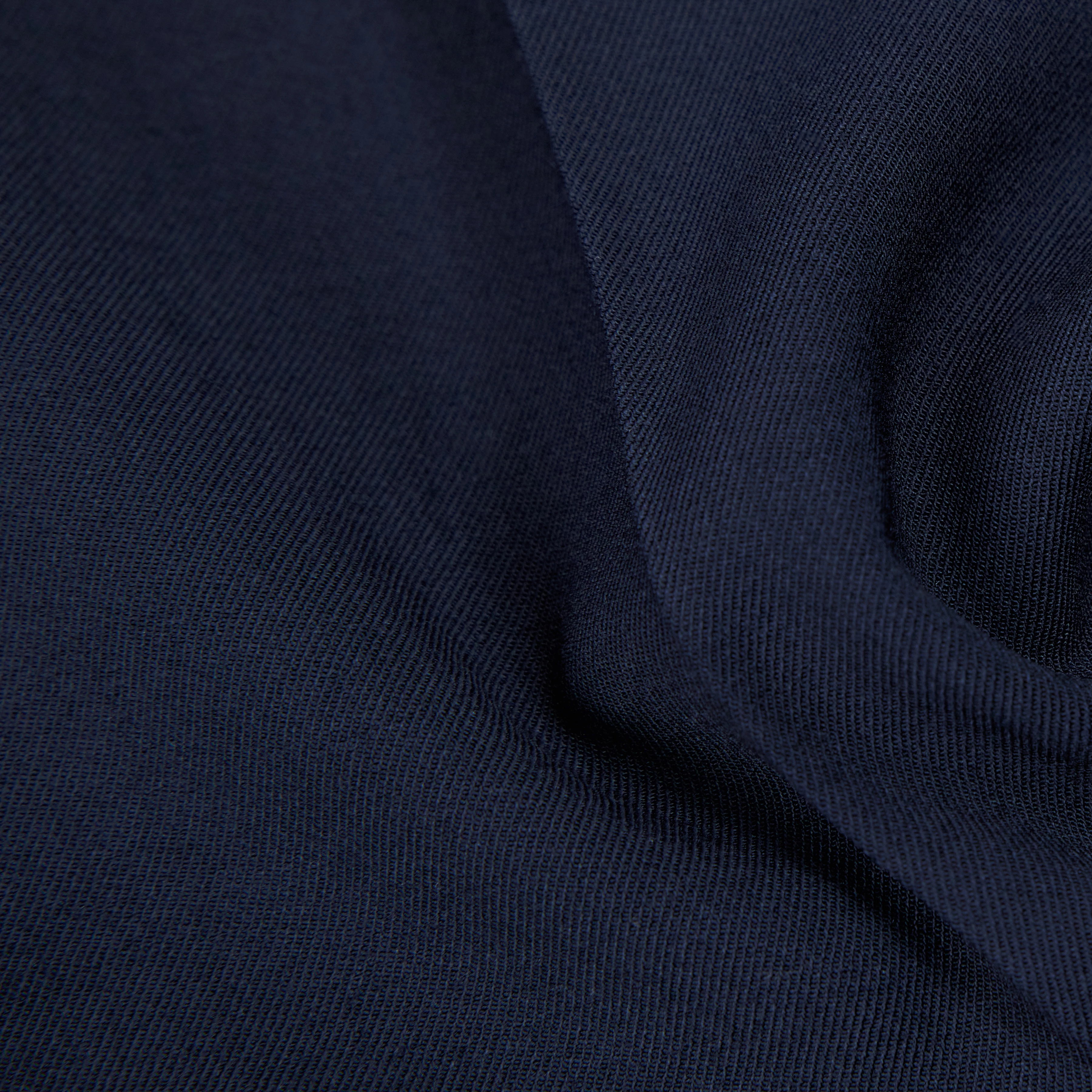 LEEK_WIDE - Relaxed fit pleated trousers in gabardine - men - blue - Materialbild (B2C)