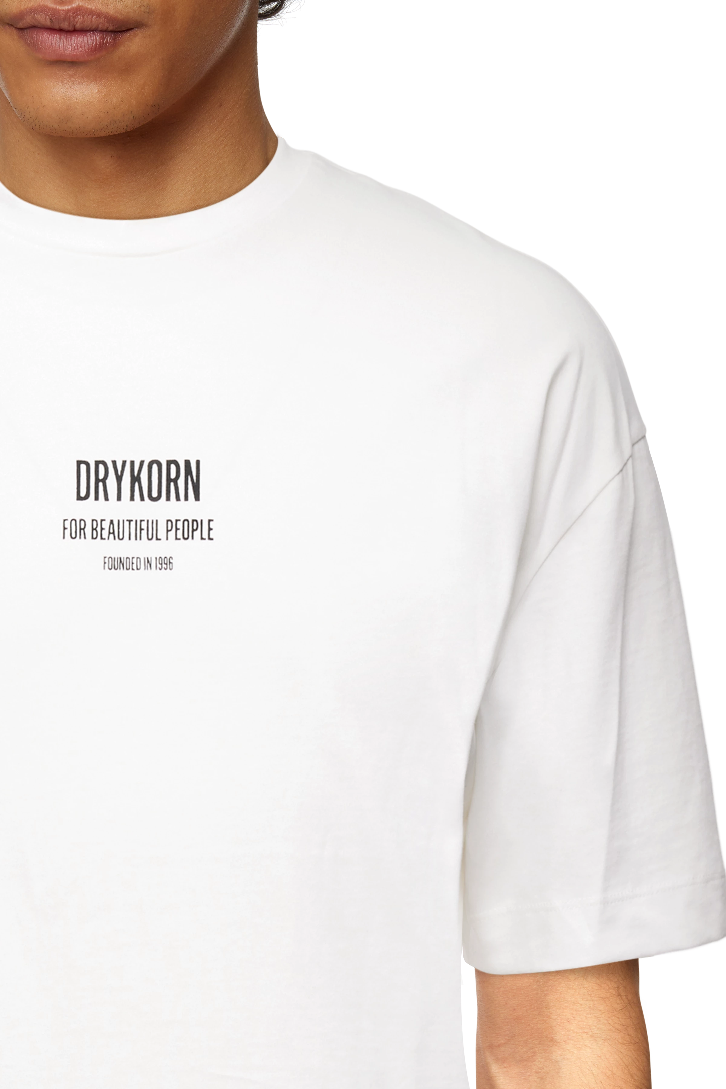Men T-shirt ANAYO_1996 in off white from DRYKORN Men T-shirt ANAYO_1996 in off white from DRYKORN