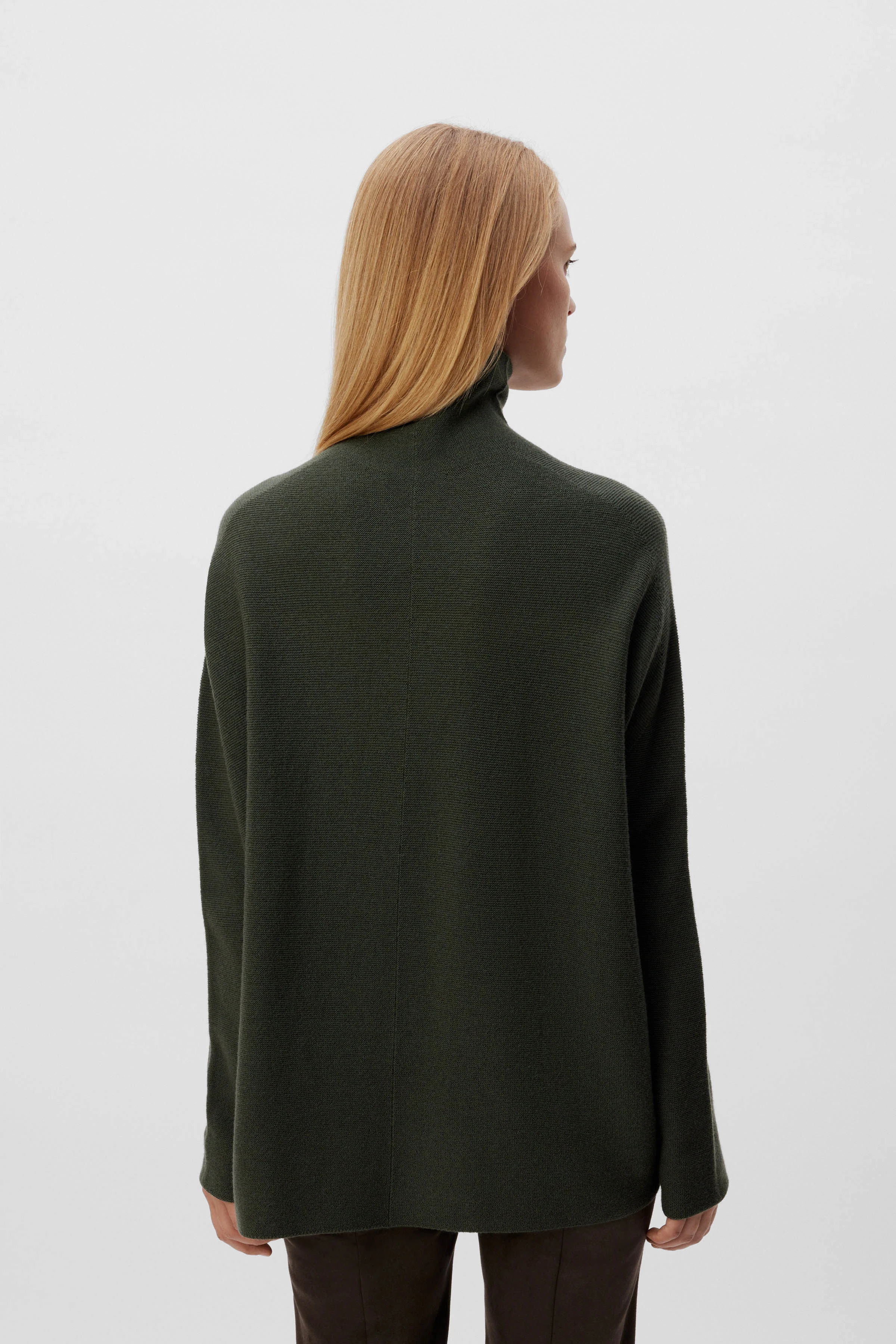 Damen Strickpullover LIORA in oliv von DRYKORN