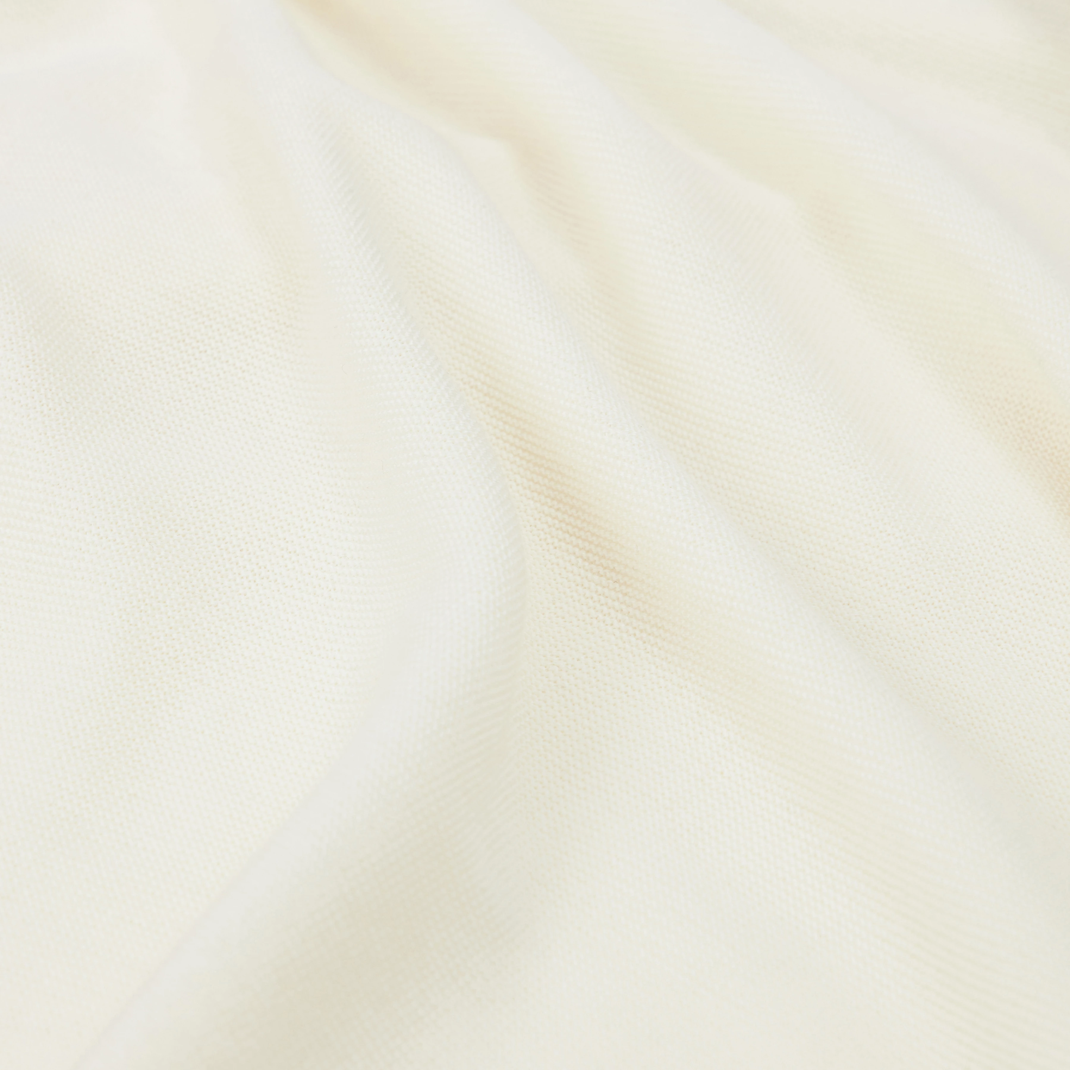 MEAMI - Vekürzter Egg-Shape Pullover in 100% Merinowolle - Damen - off white - Materialbild (B2C)