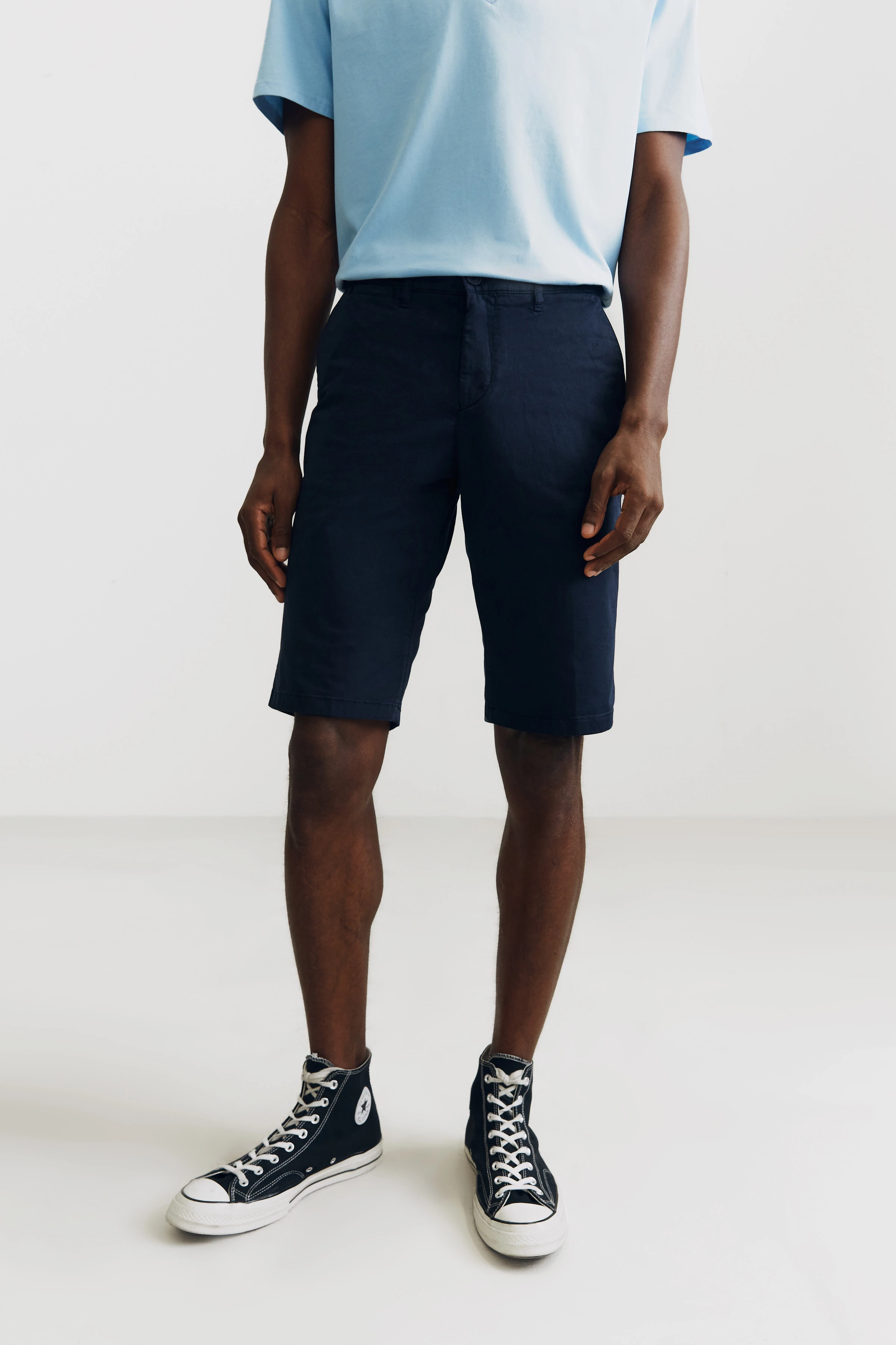 KRINK - Shorts aus Baumwoll-Twill - Herren - blau - Frontansicht