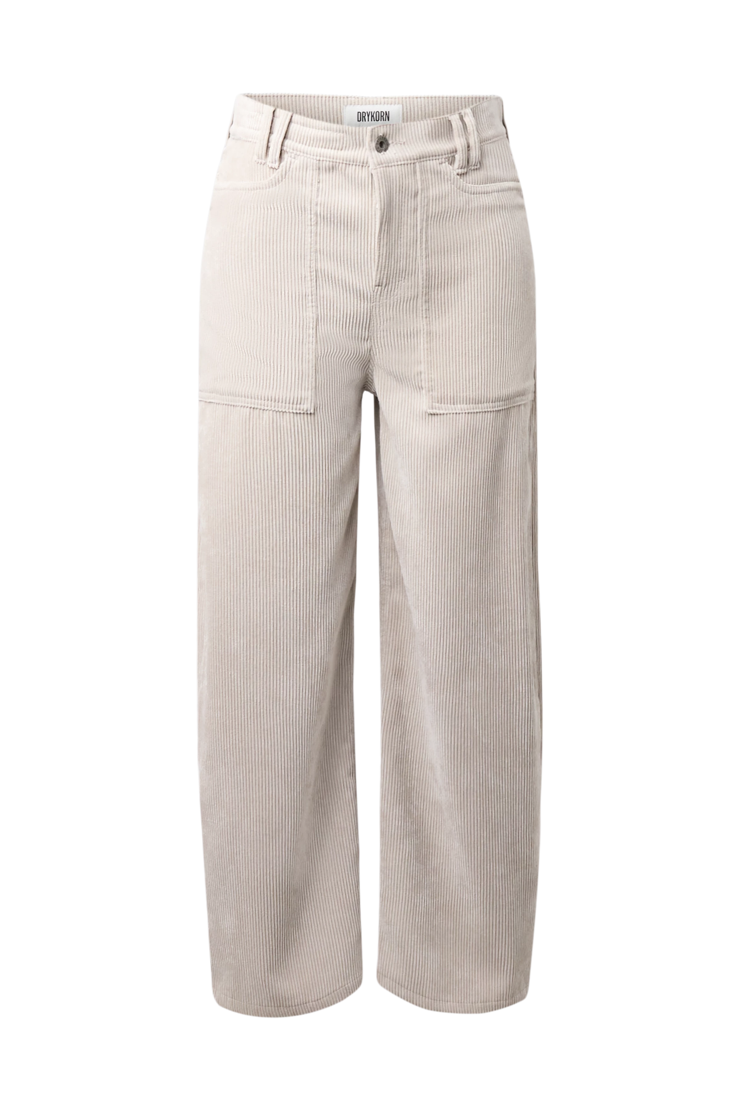 DERIVE - Mid-rise jeans in corduroy - women - beige - Freisteller Frontansicht