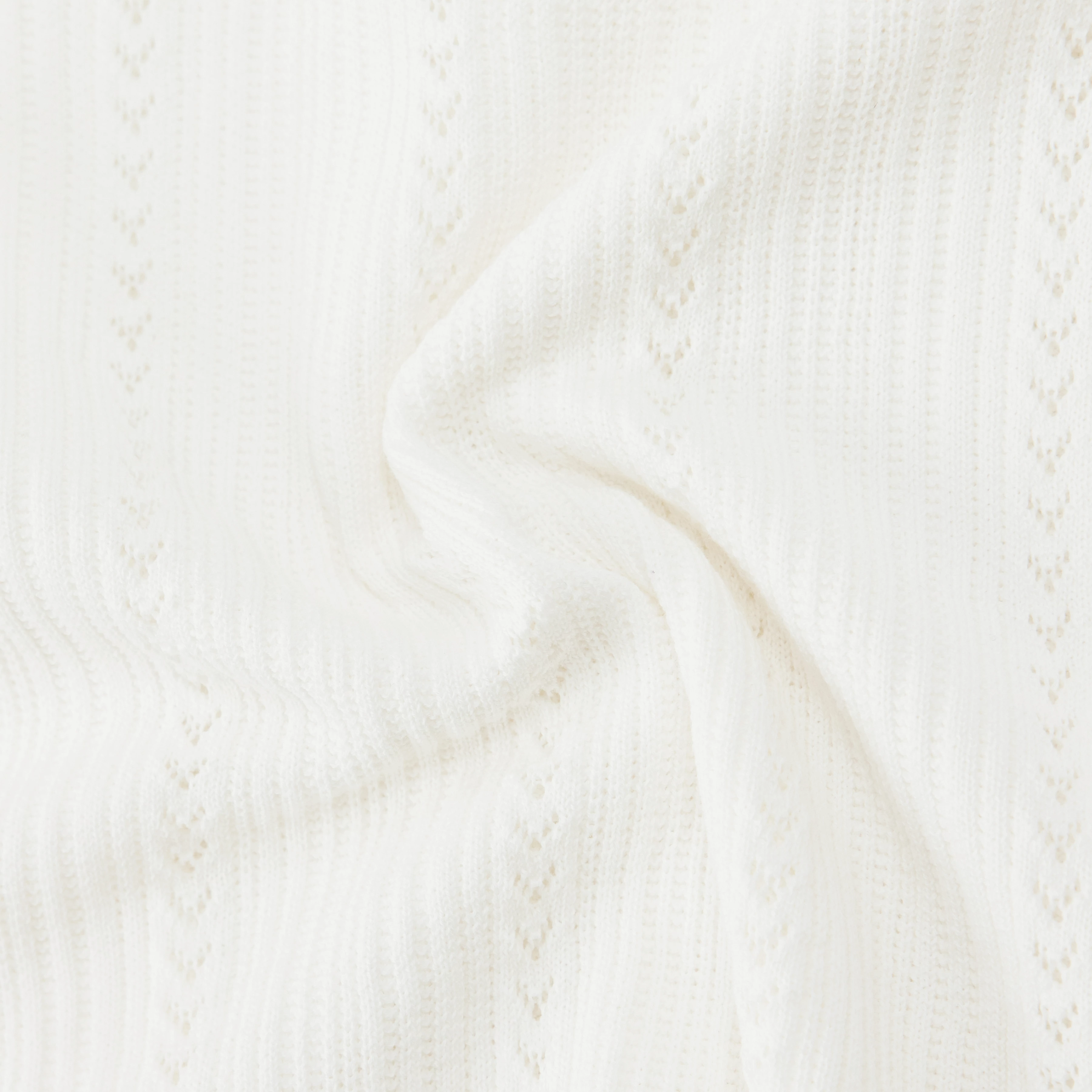 EMILIAS - Regular fit cotton polo - men - off white - Materialbild (B2C)
