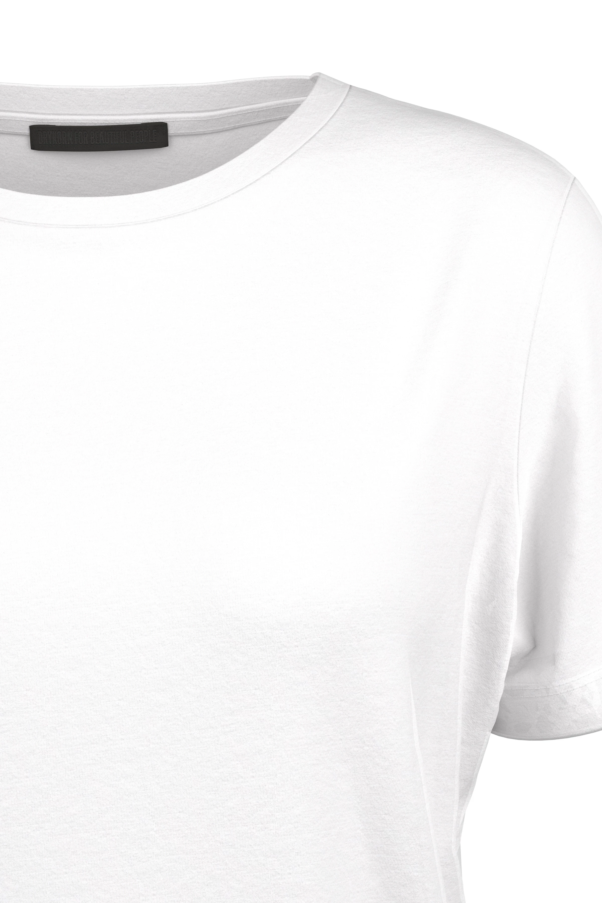 ANISIA - lockeres T-Shirt - Damen - weiß - Freisteller Detailansicht