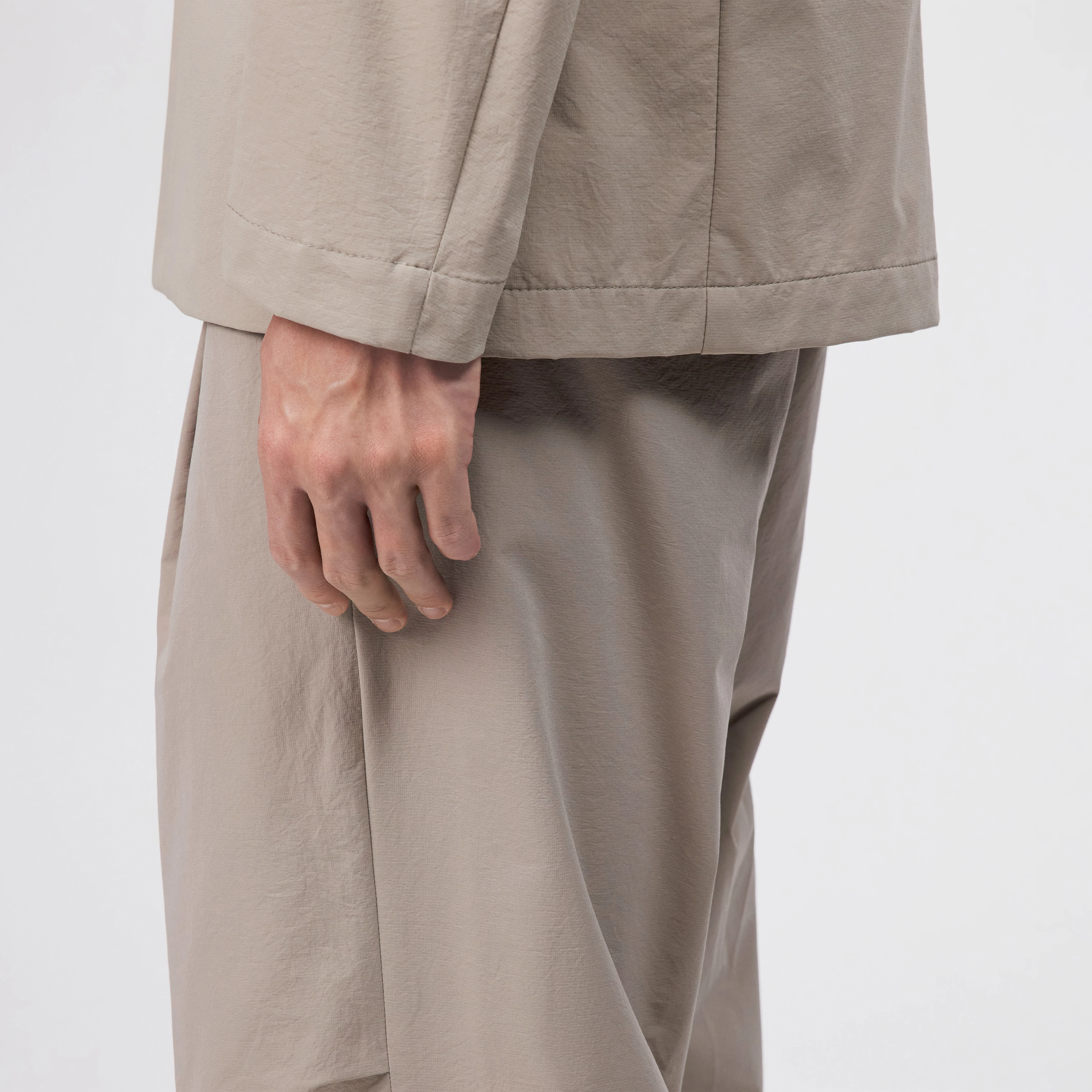 NOLEN - Veste à un bouton avec revers à crans - men - beige - Detailansicht am Model