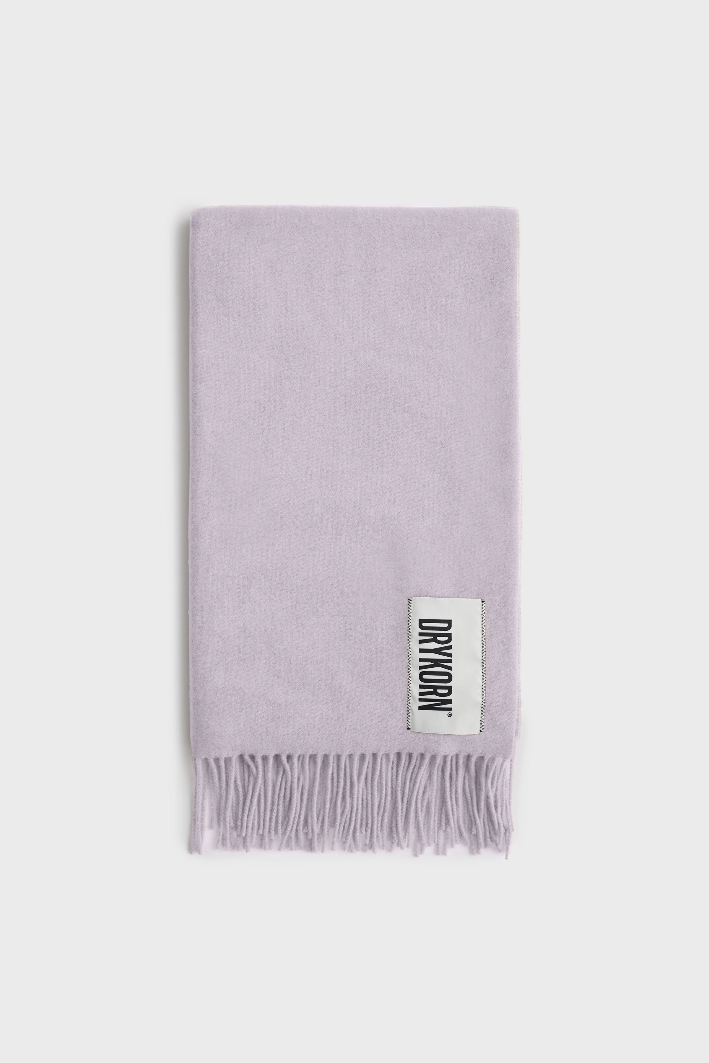 GAZE - pure wool scarf - unisex - purple - Freisteller Frontansicht