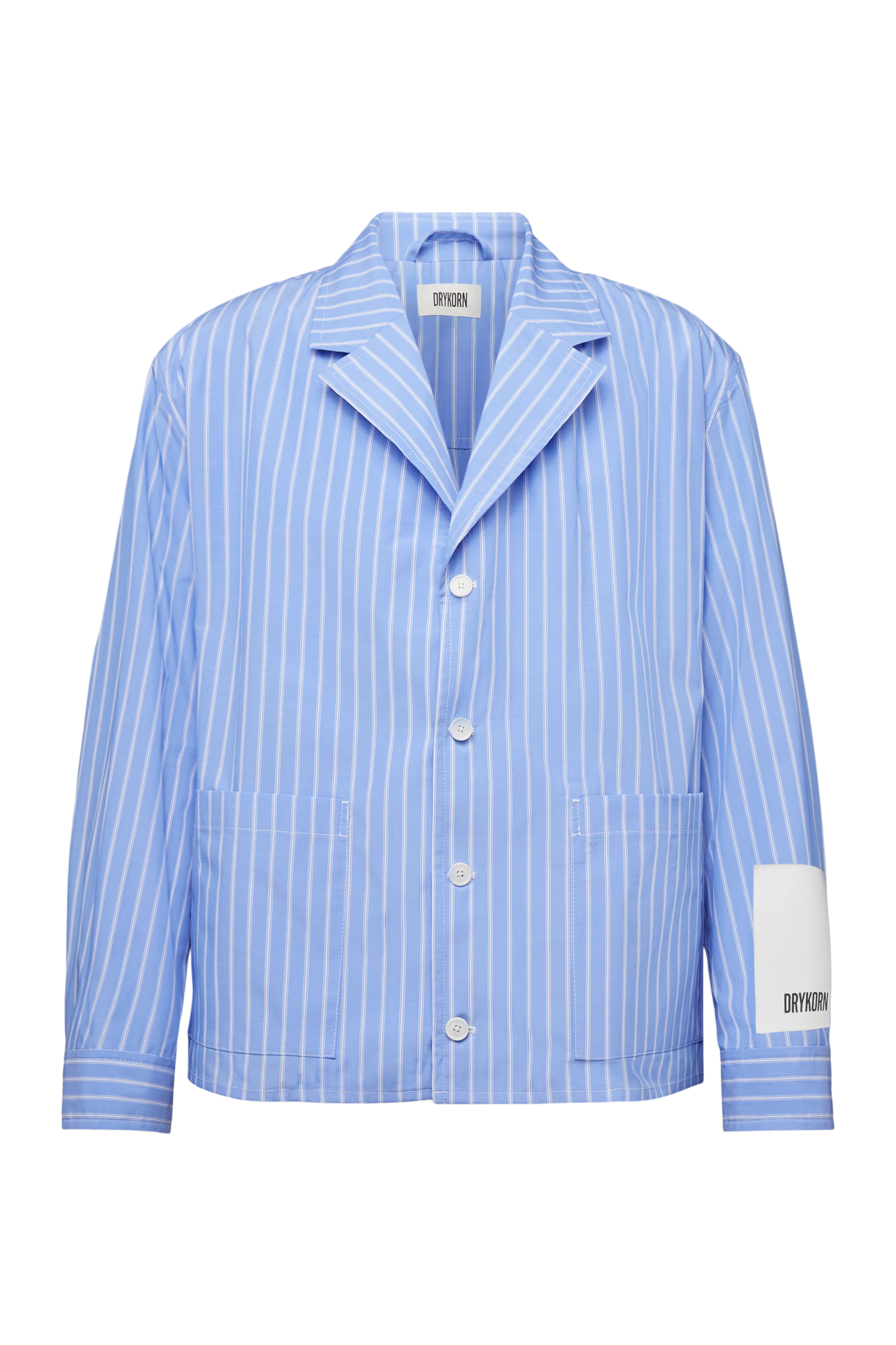 JASHI - Casual cotton-blend blazer - men - blue - Freisteller Frontansicht