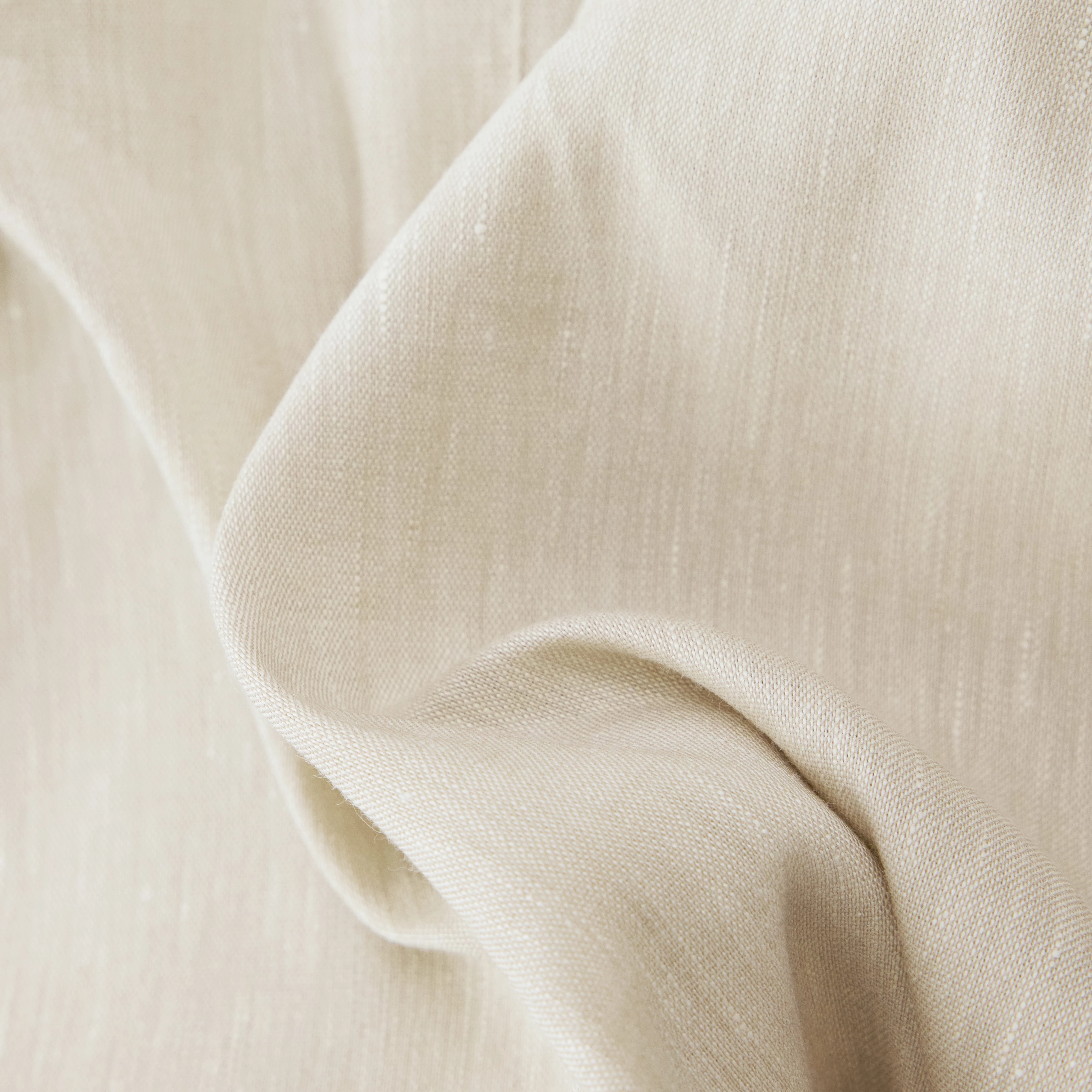 CHASY - Casual bukser med læg i hørmix - men - beige - Materialbild (B2C)