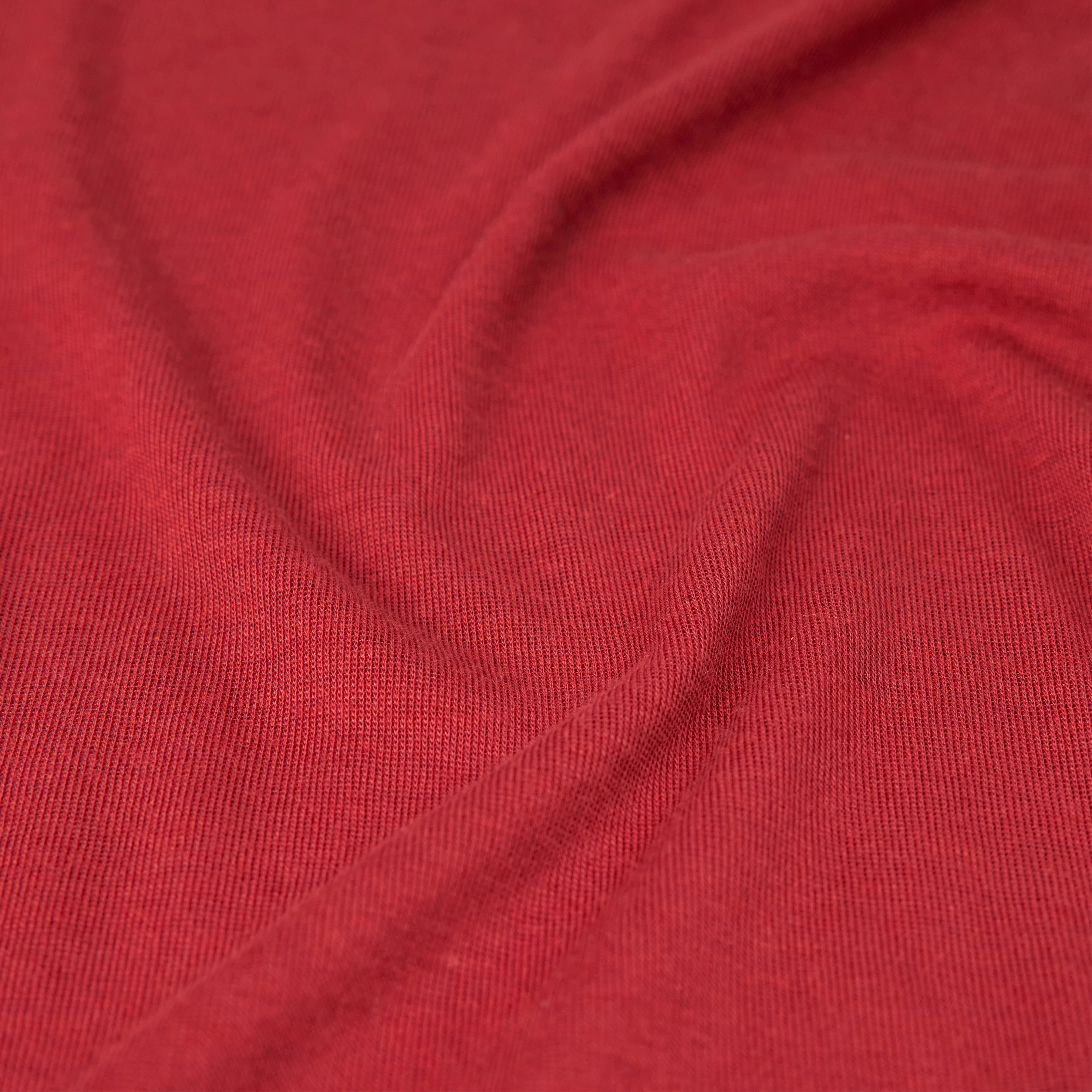 ZERAFNE - Schmales Longsleeve in Lyocell-Wolle-Mix - Damen - rot - Materialbild (B2C)