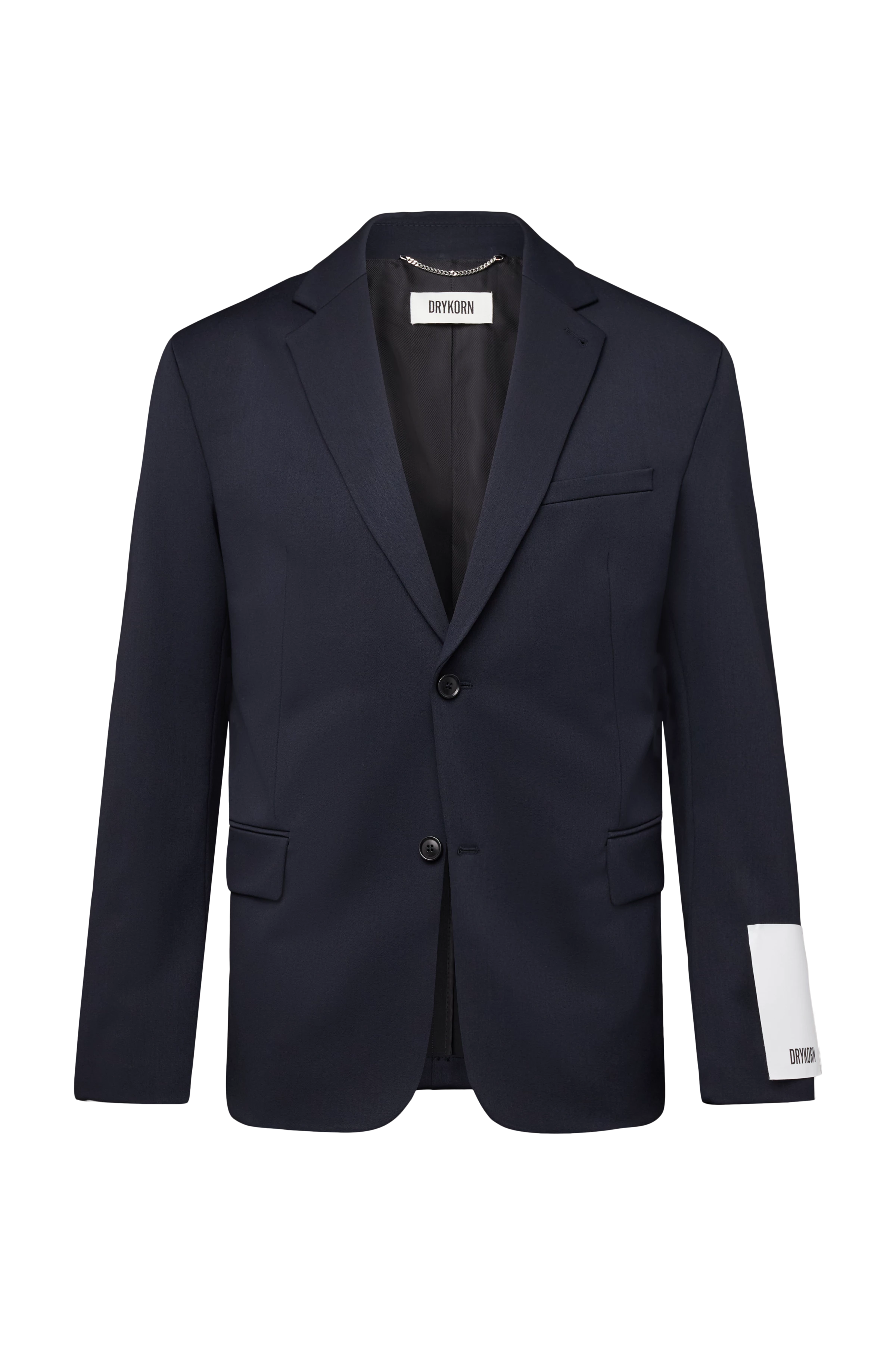 YAMES - Veste ajustée en tissu technique - men - bleu - Freisteller Frontansicht