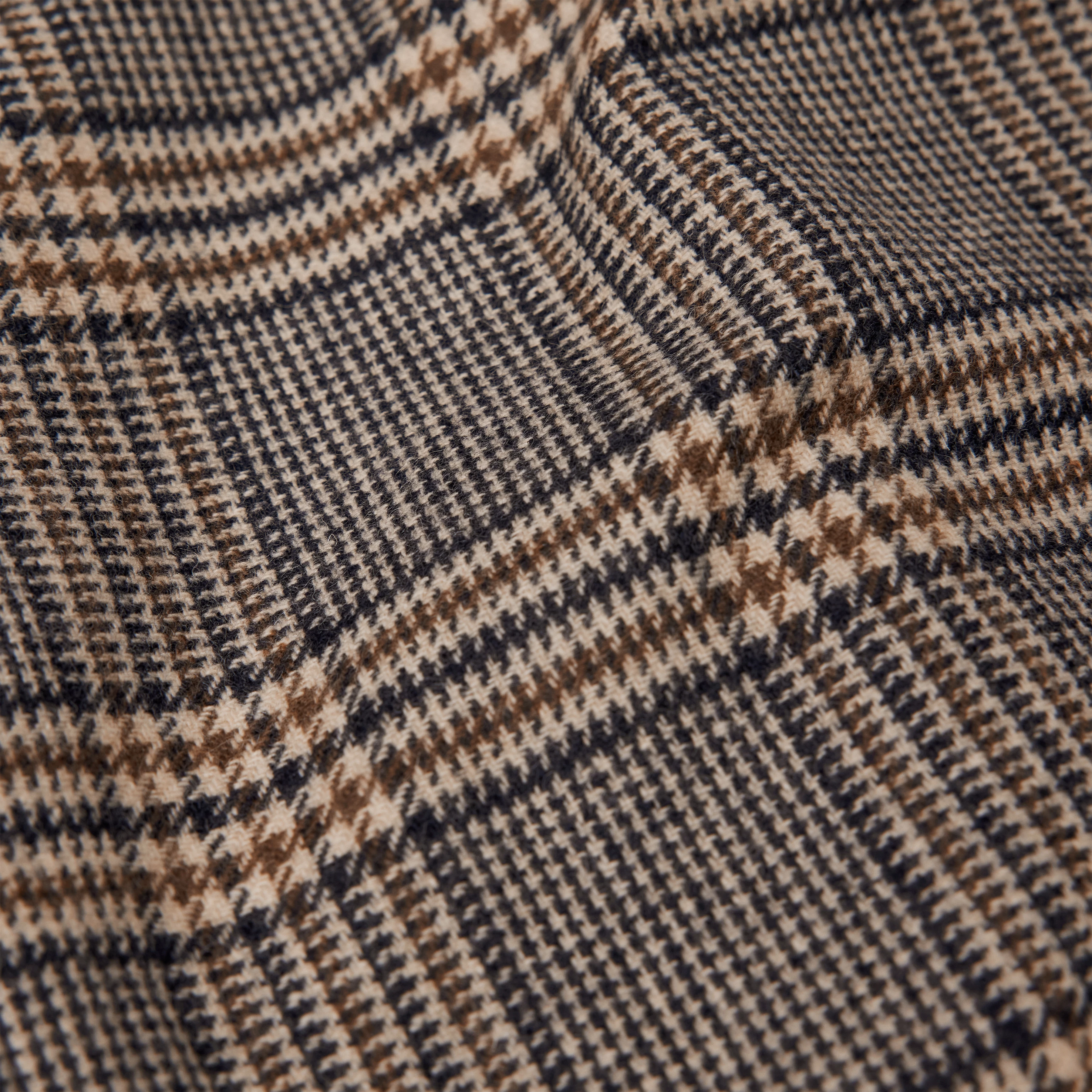 MADIM - Oversized Sakko in Woll-Mix Glencheck - Herren - blau - Materialbild (B2C)