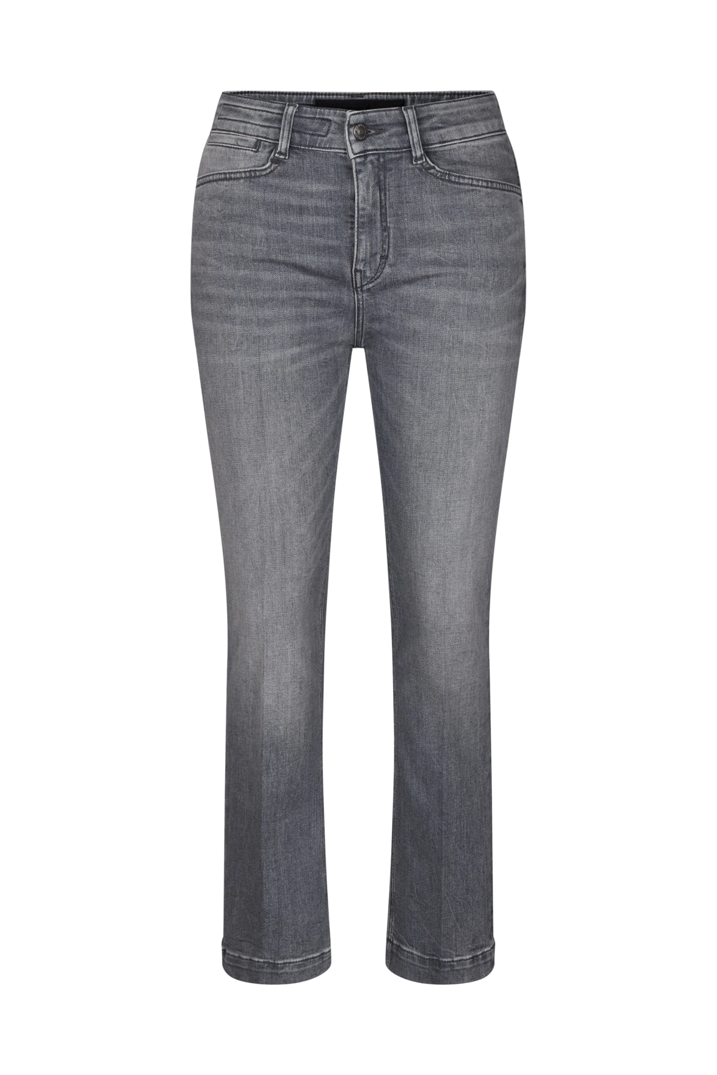 SPEAK - Slim Fit Jeans in super-stretch Denim - Damen - grau - Freisteller Frontansicht