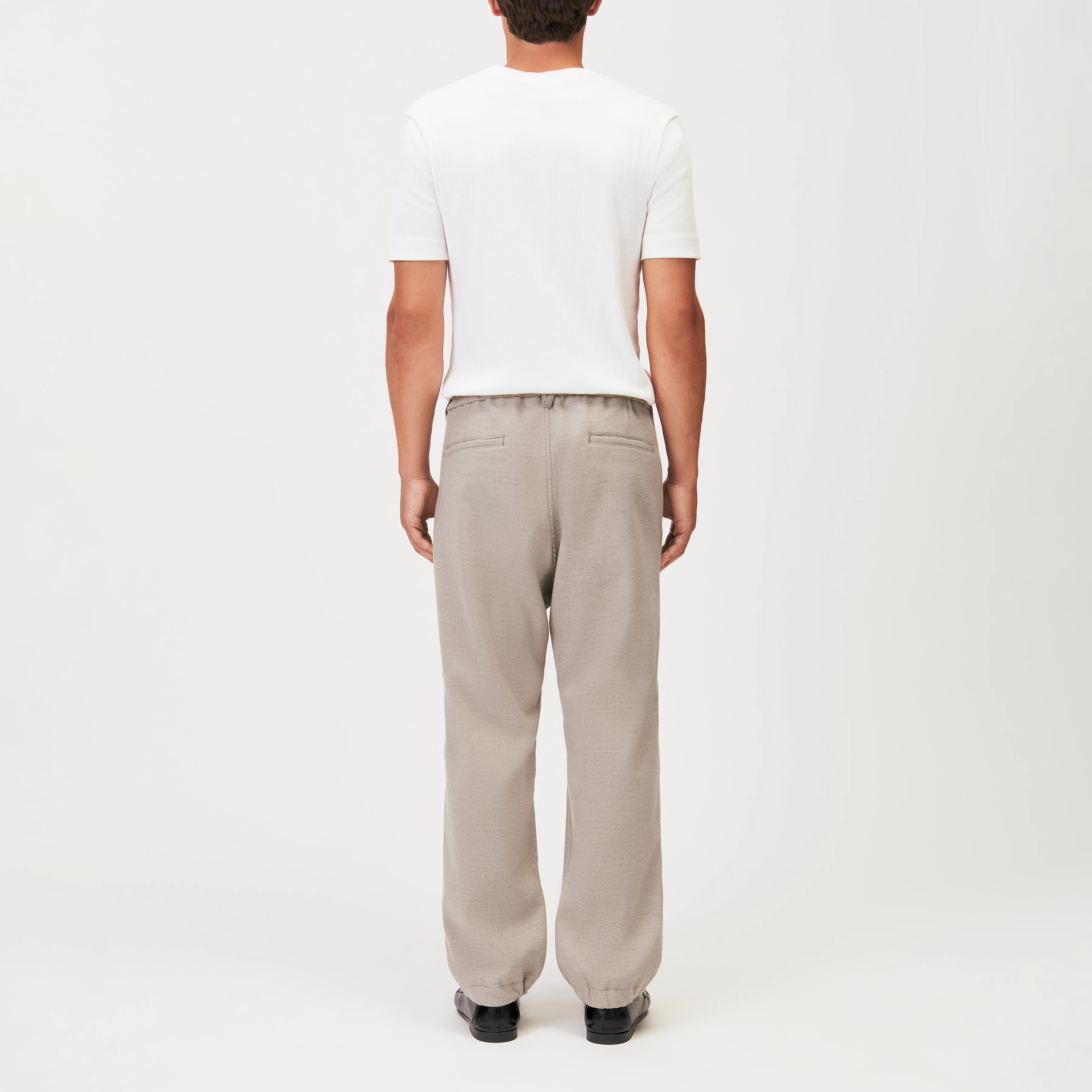 LIROG_C - Utility Pants in Flanell - Herren - braun - Rückansicht