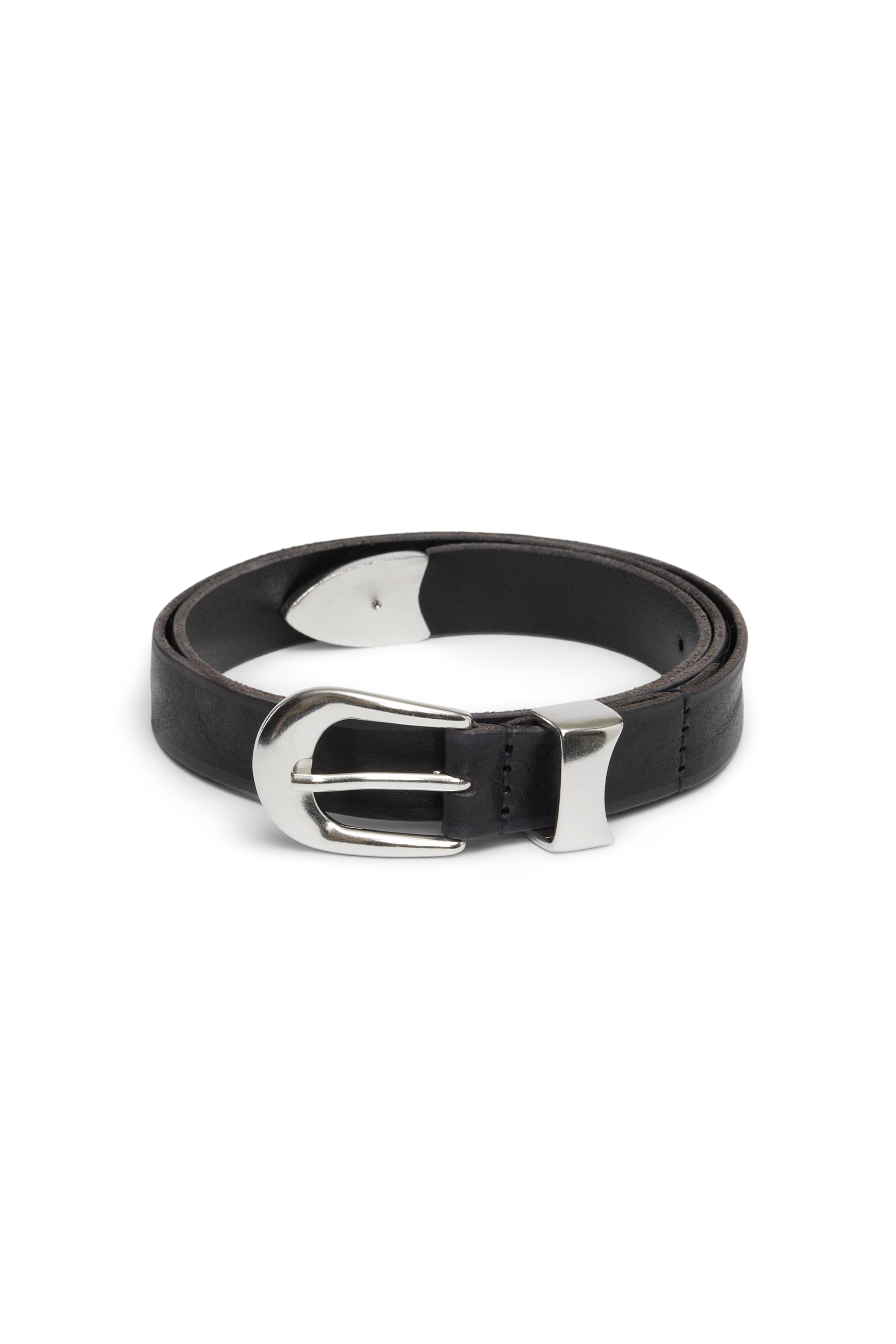 JOKO - Gürtel in Leder - Unisex - schwarz - Freisteller Frontansicht