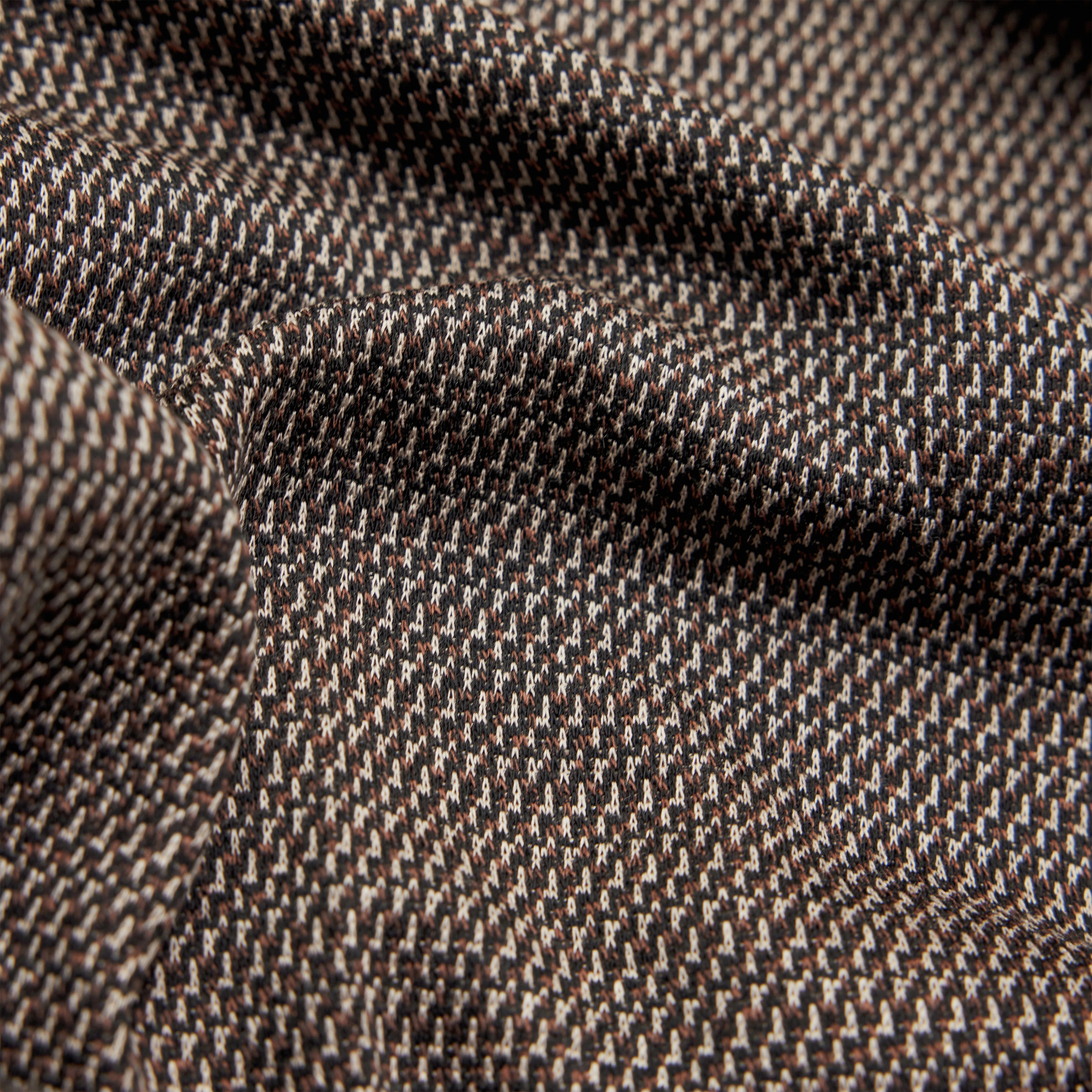 BEFORE - Marlenehose in Jacquard - Damen - braun - Materialbild (B2C)