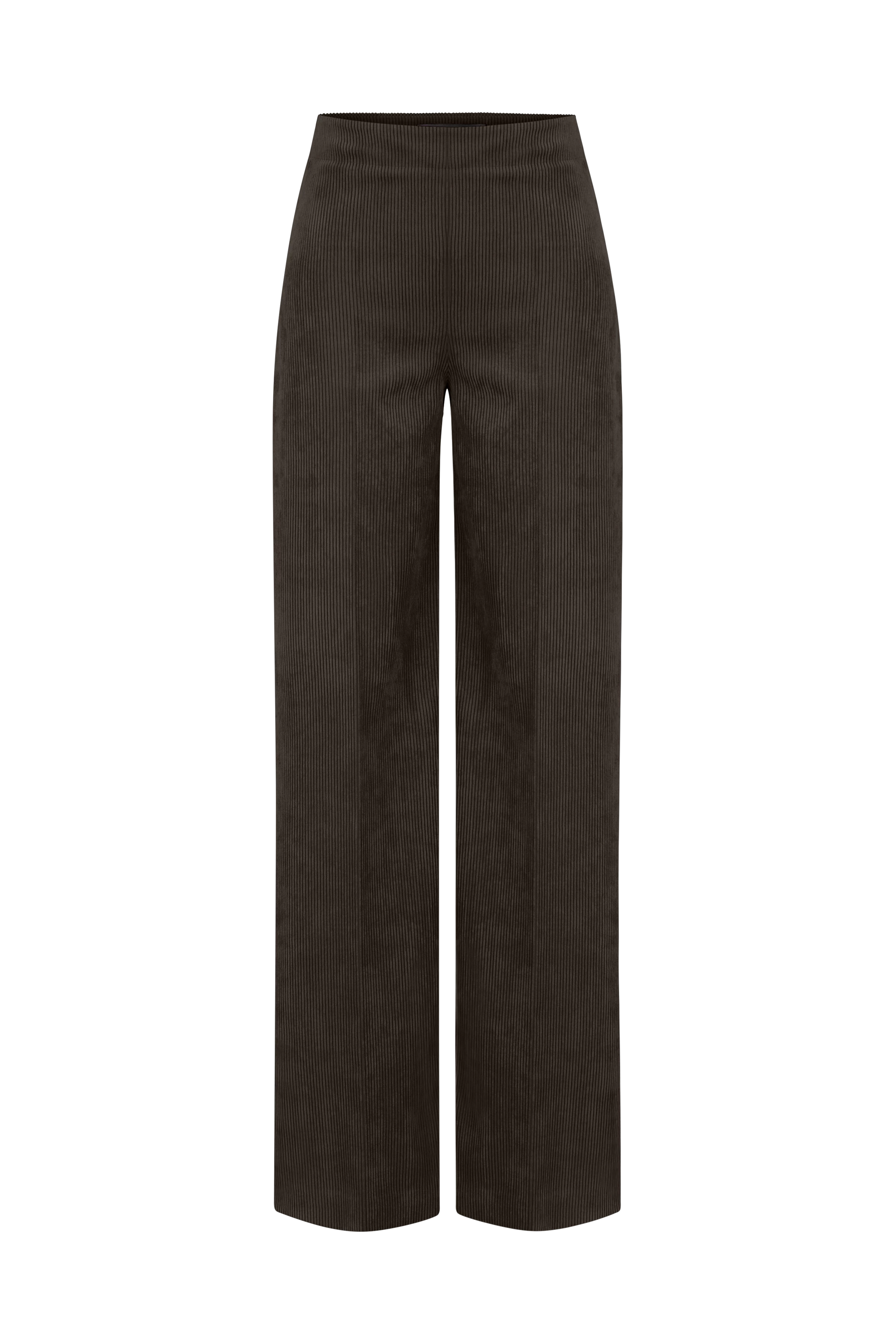 BEFORE - Marlenehose in Cord - Damen - braun - Freisteller Frontansicht