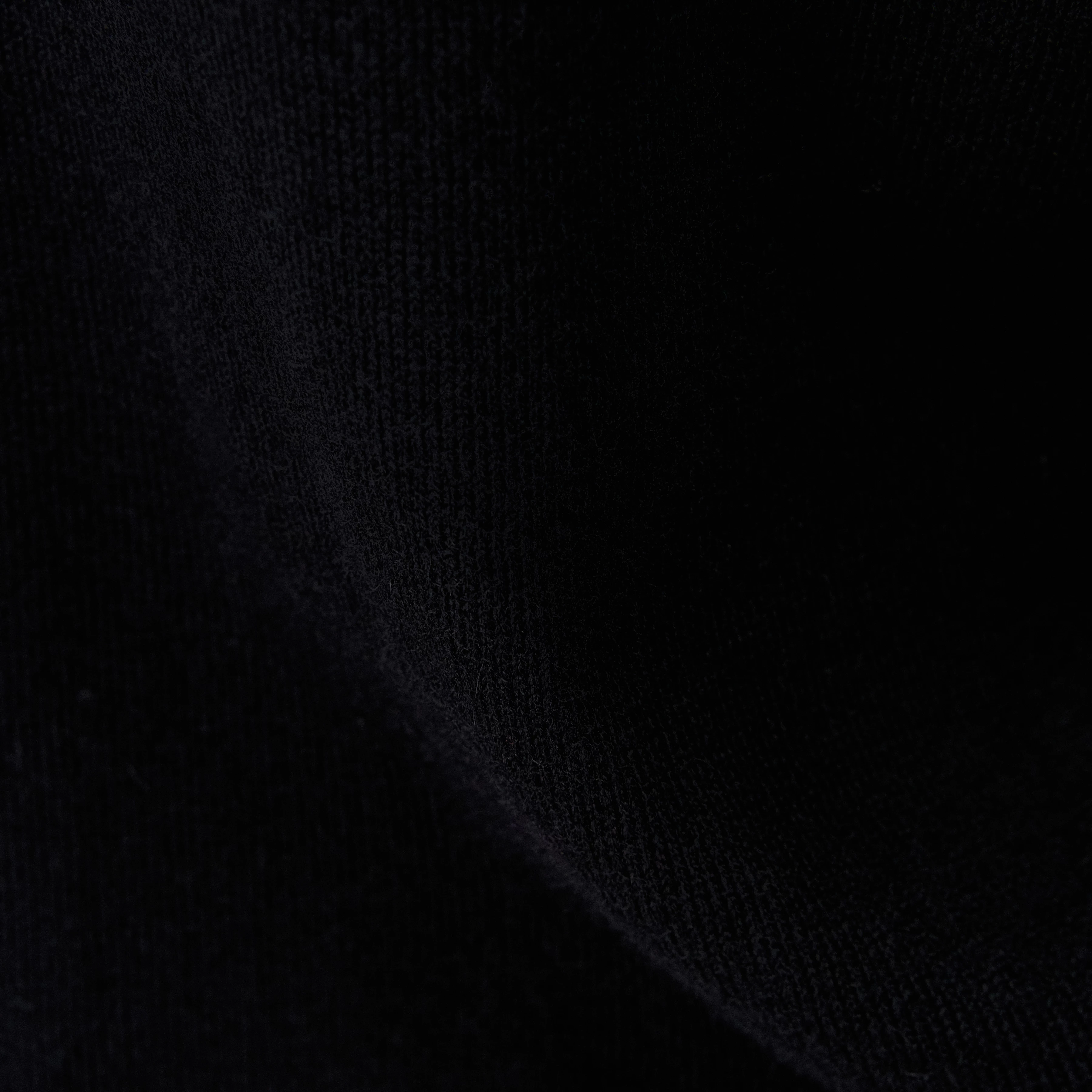 VALDRIK - Crew neck boxy fit jumper - men - black - Materialbild (B2C)