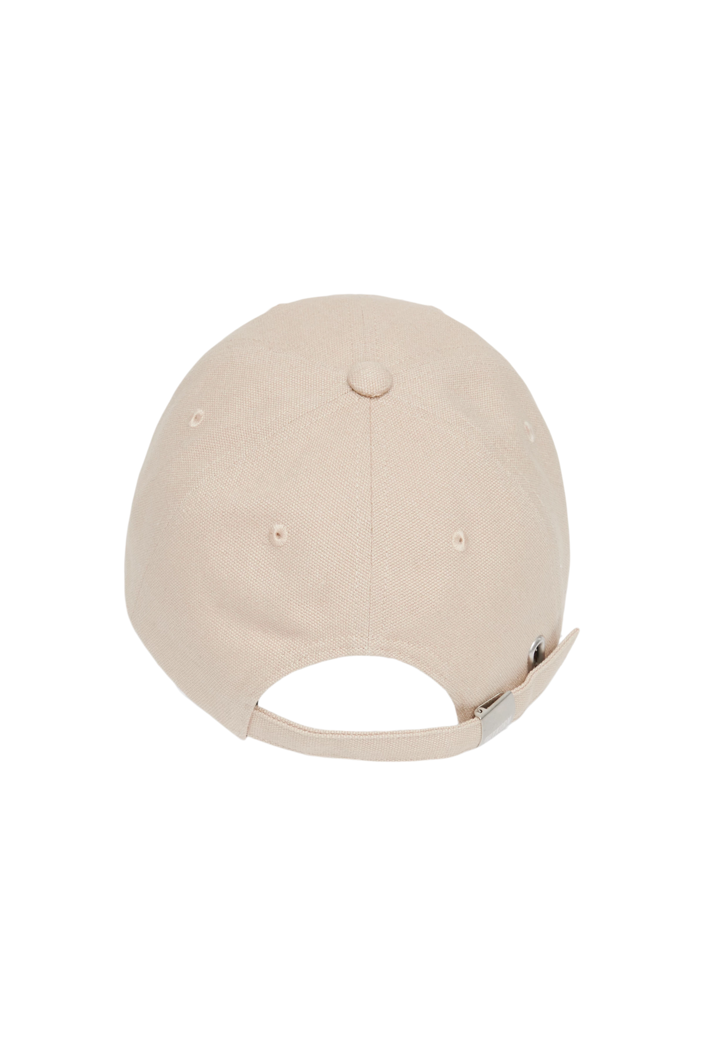 JESPER - Cap in Baumwolle - Unisex - beige - Freisteller Rückansicht