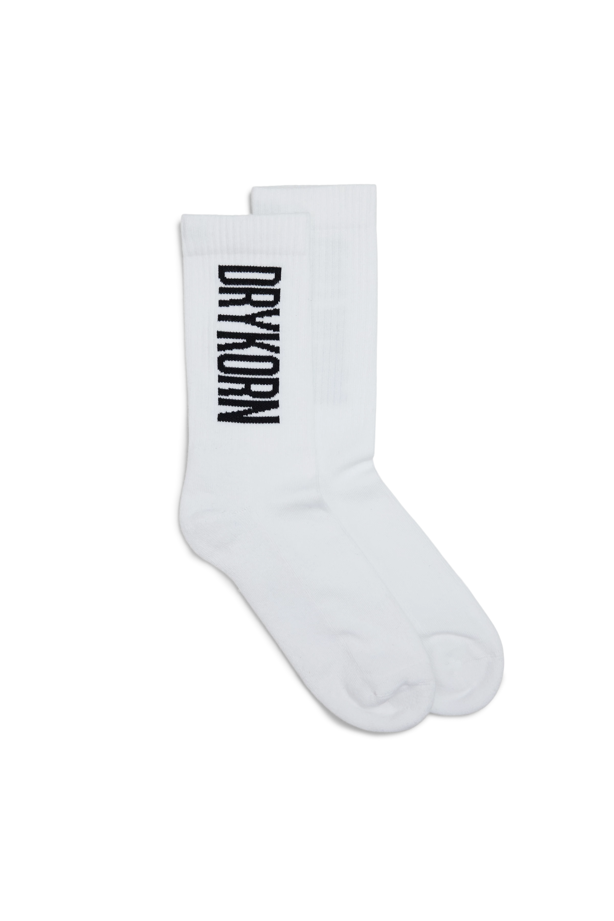 JENTO - Socken in Baumwoll-Mix - Unisex - weiß - Freisteller Frontansicht