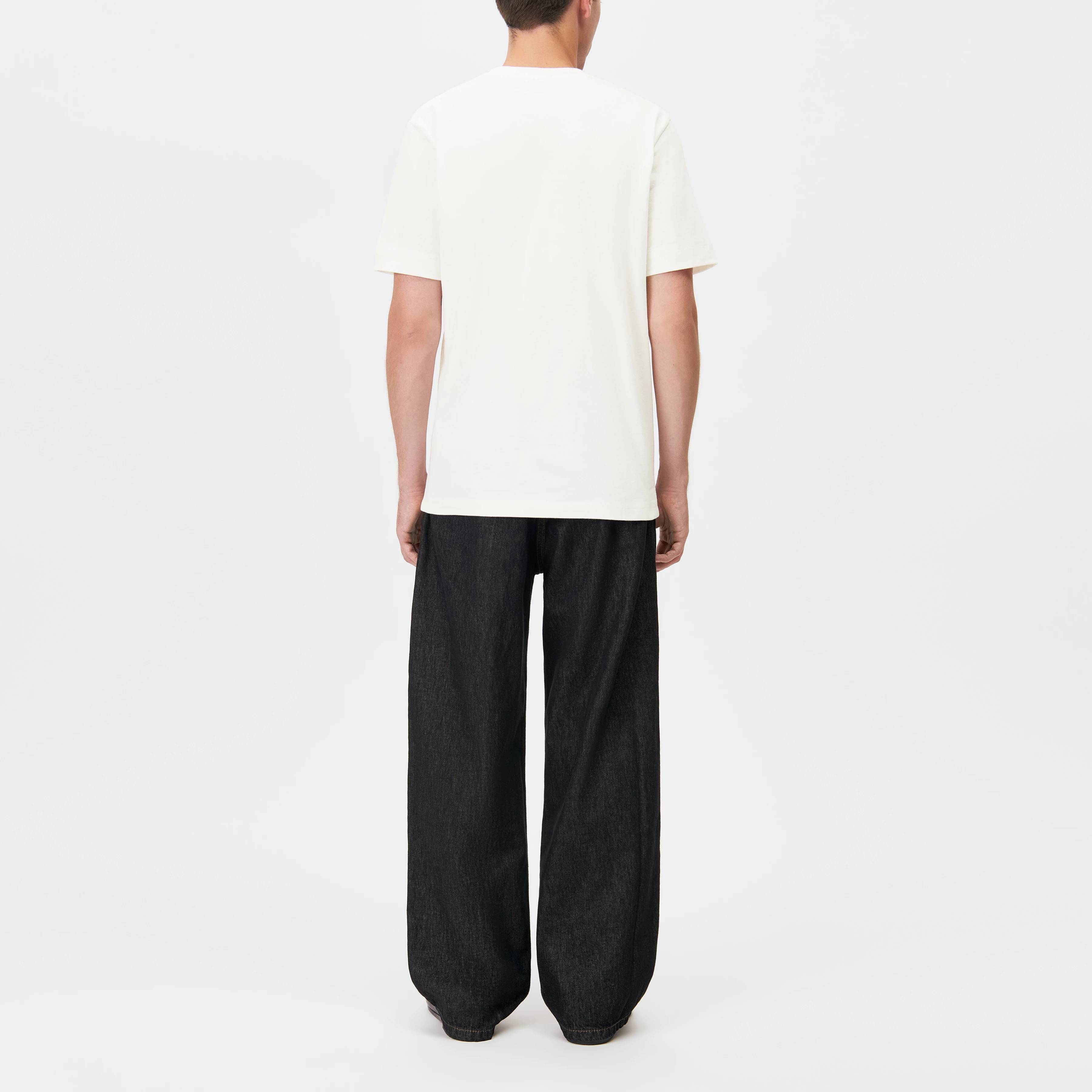 RAPHAEL - Pure cotton T-shirt - men - off white - Rückansicht