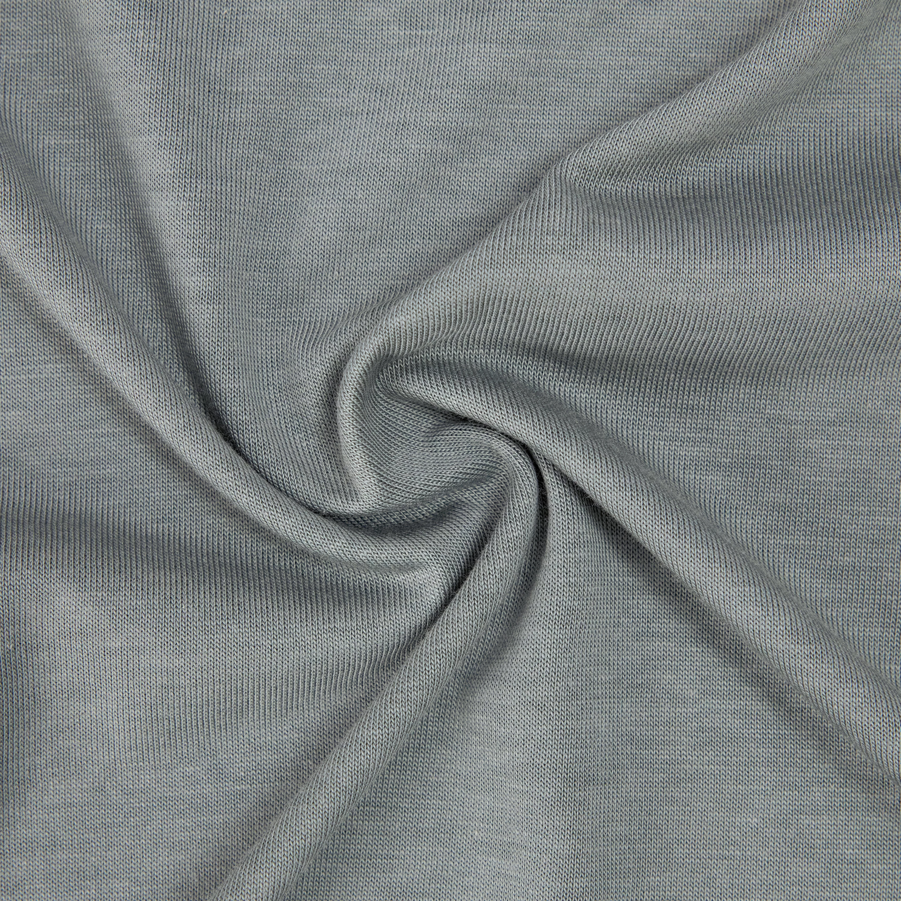 SOLEMNO - T-shirt col cascade en mélange de lyocell. - women - vert - Materialbild (B2C)