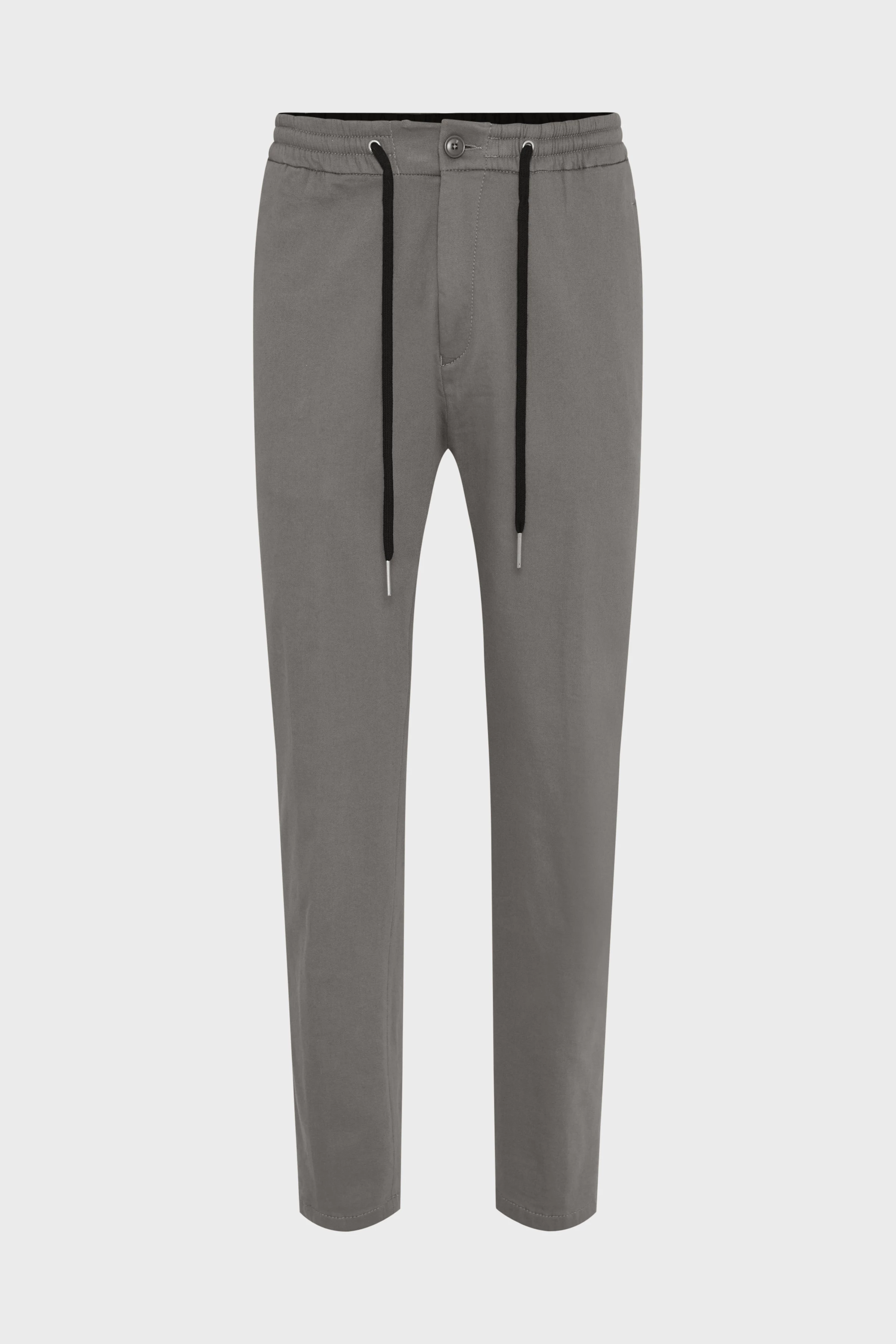 JEGER - jogpants with drawstring in cotton jersey - men - grey - Freisteller Frontansicht