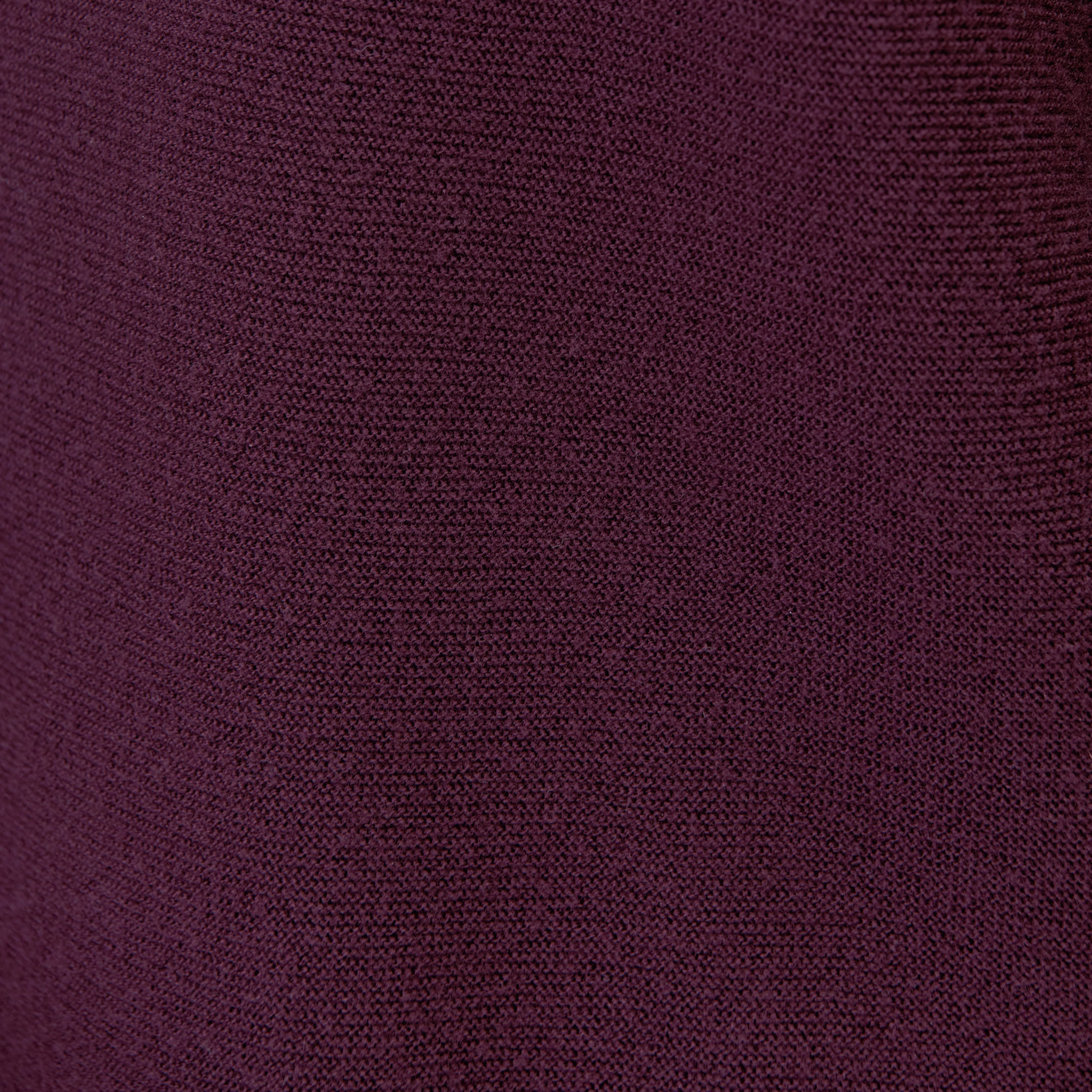 LIORA - Egg-shape turtleneck jumper in 100% merino wool - women - red - Materialbild (B2C)
