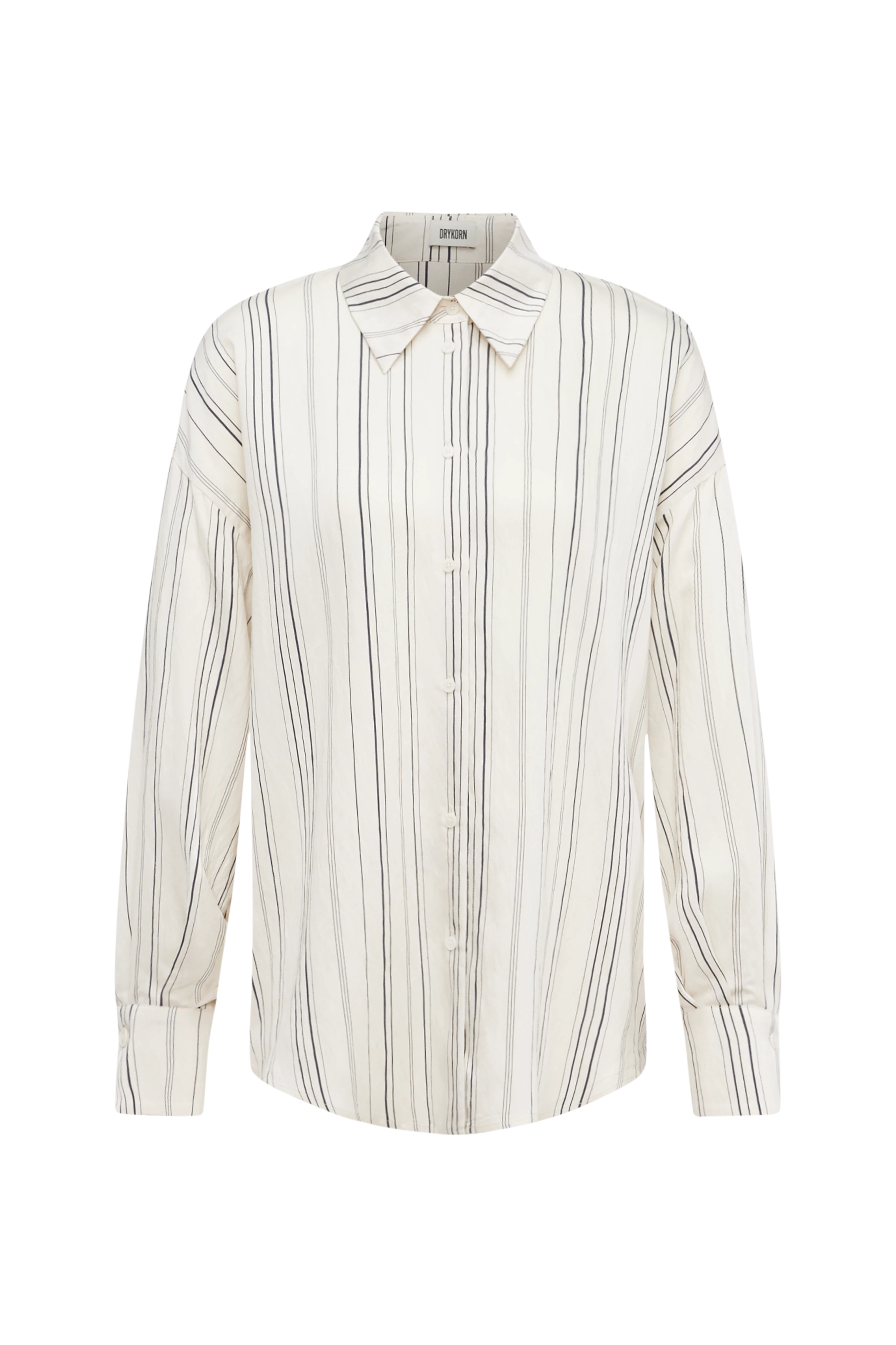 LYNDARA - Casual shirt blouse in viscose blend - women - off white - Freisteller Frontansicht