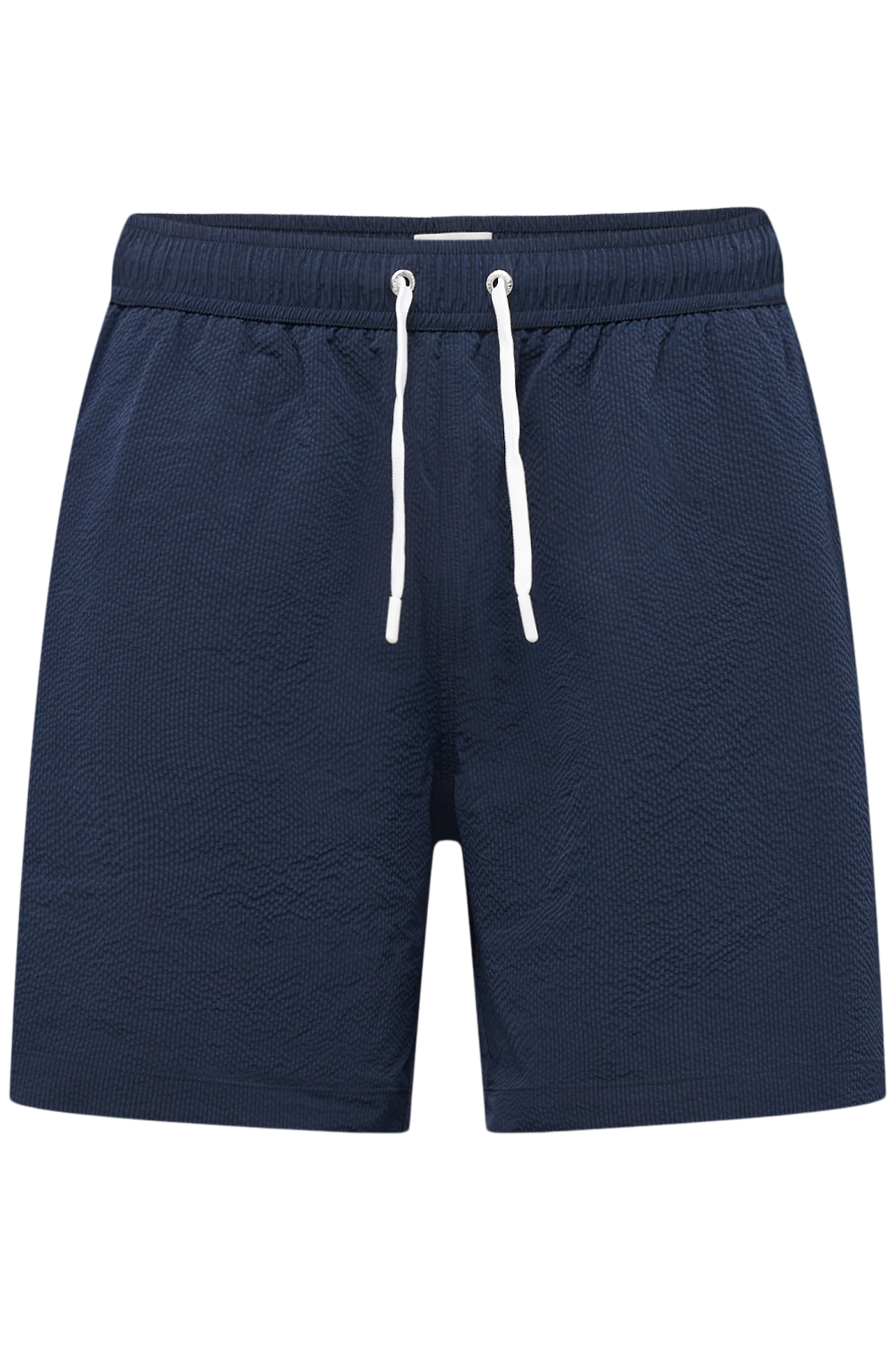 JARON - Short swim trunks with crinkle effect - unisex - blue - Freisteller Frontansicht