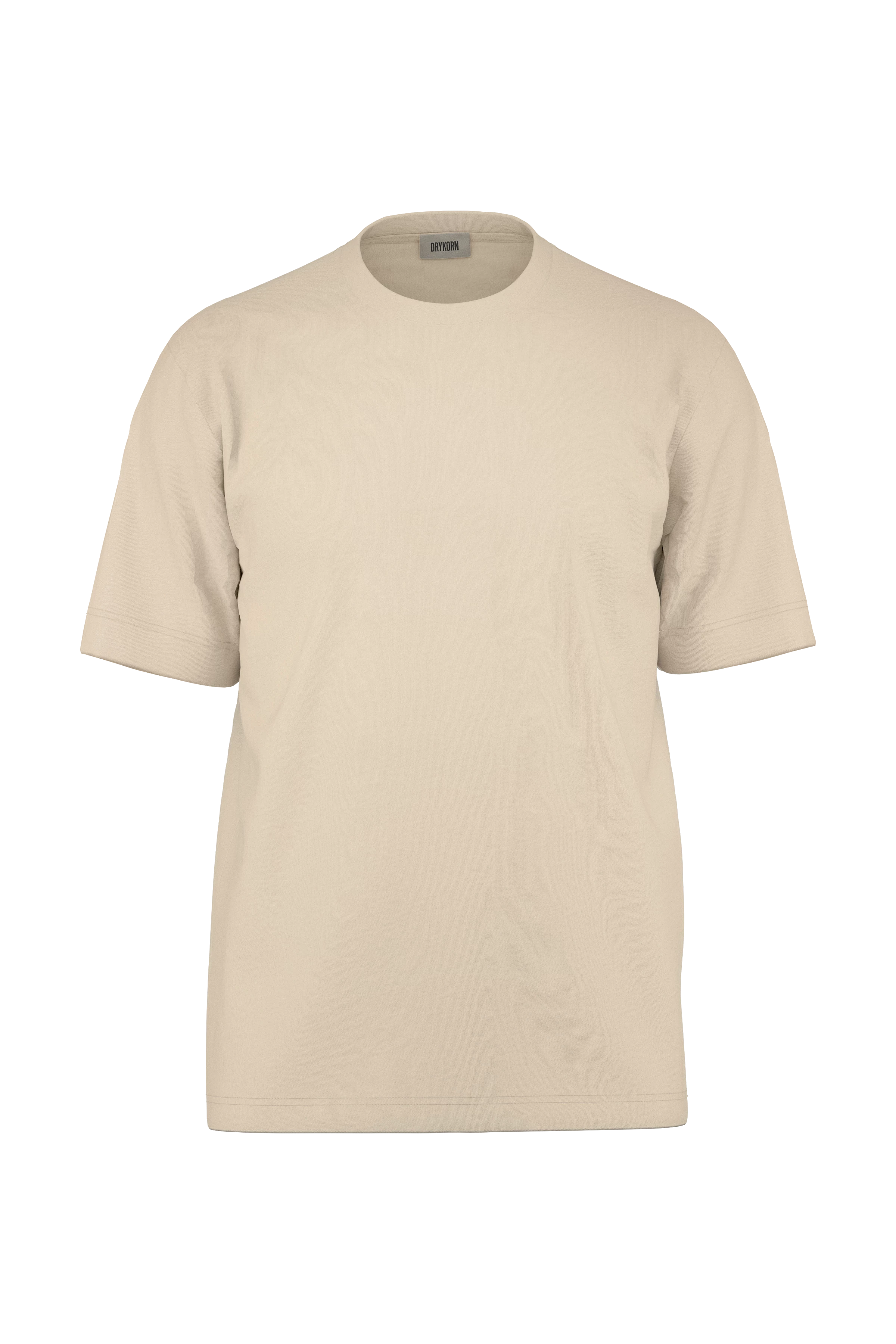 RAPHAEL - T-shirt in pure cotton - men - beige - Freisteller Frontansicht