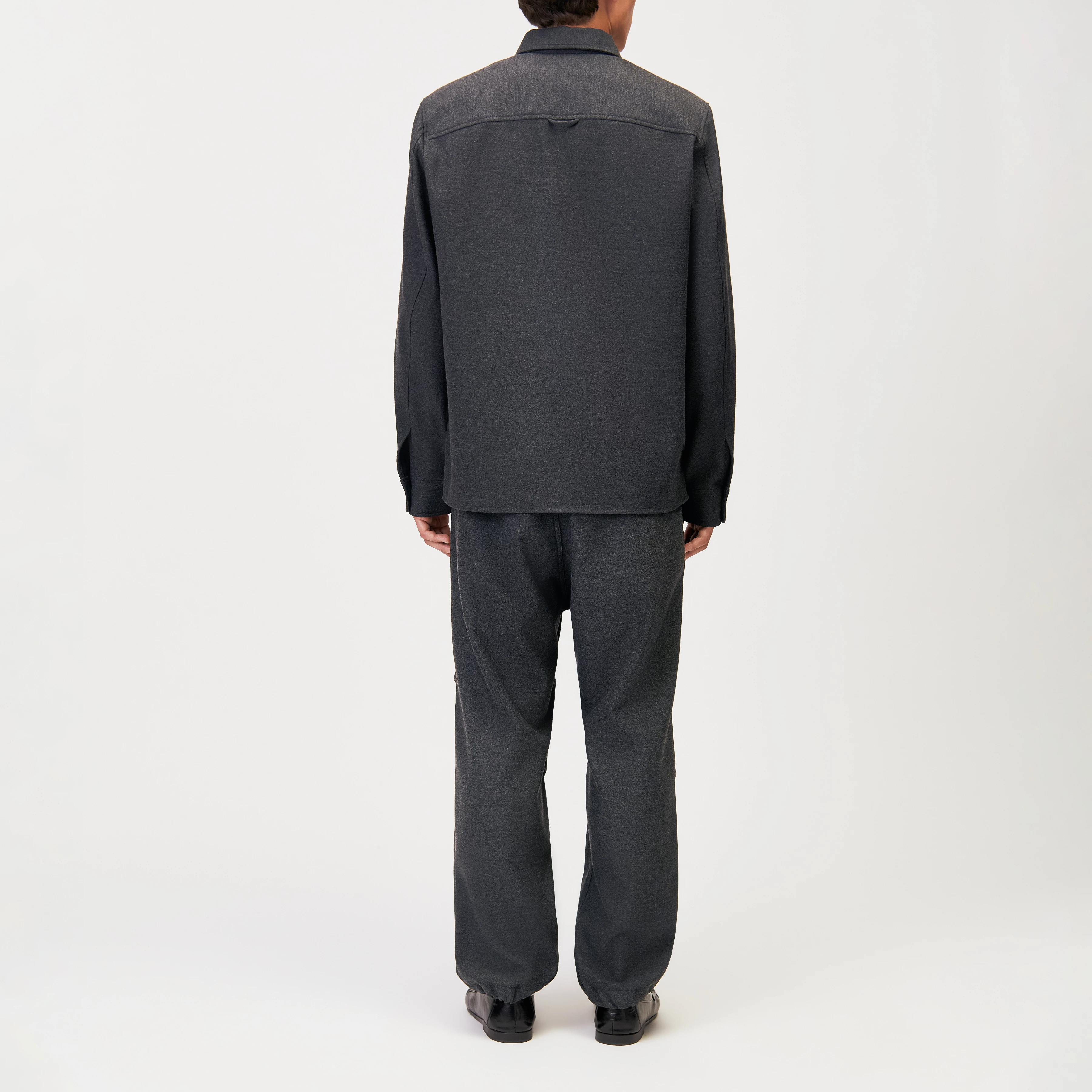 GUNRAY_Z - Relaxed Fit Overshirt mit Reißverschluss - Herren - grau - Rückansicht