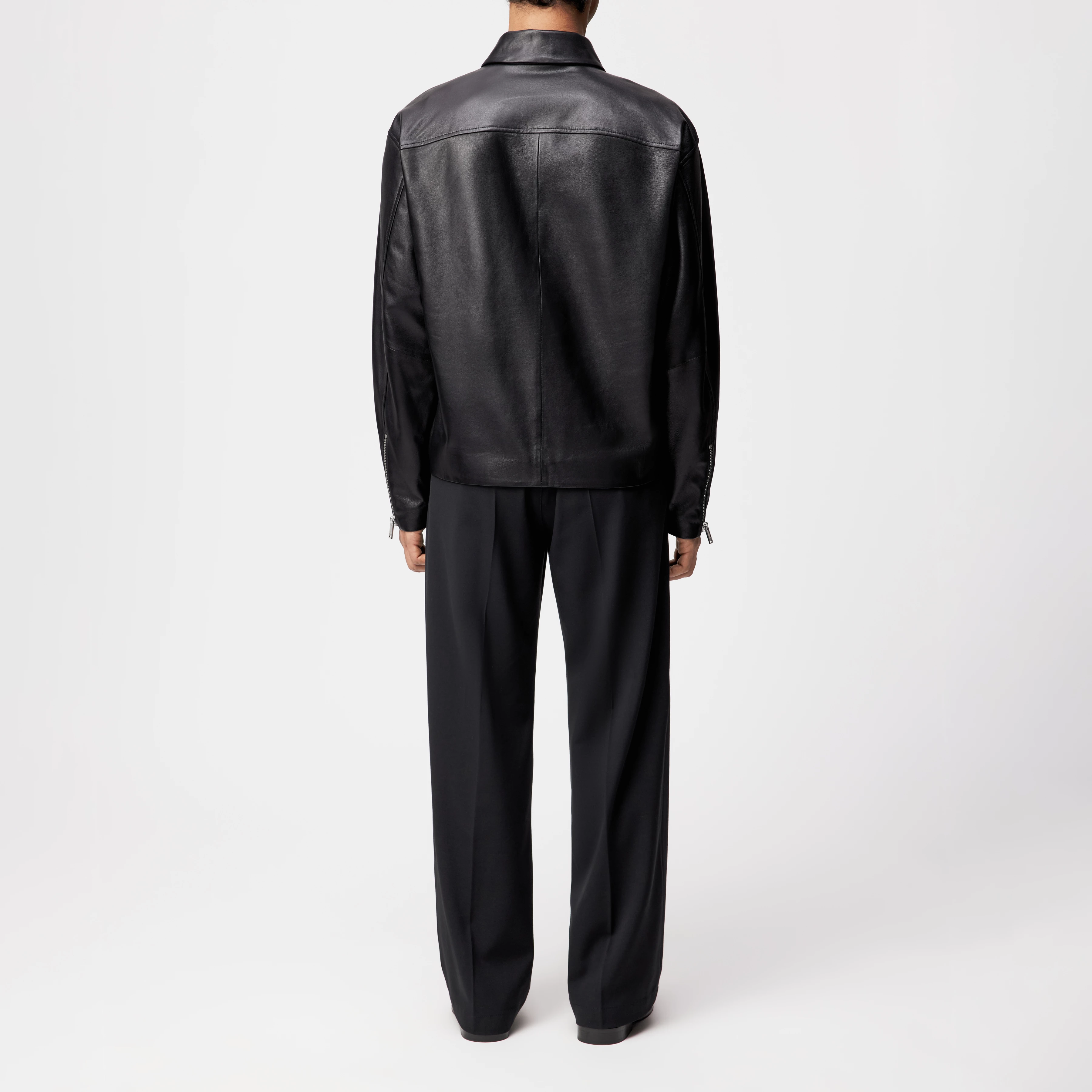 RIKKO - Jacke in Leder - Herren - schwarz - Rückansicht