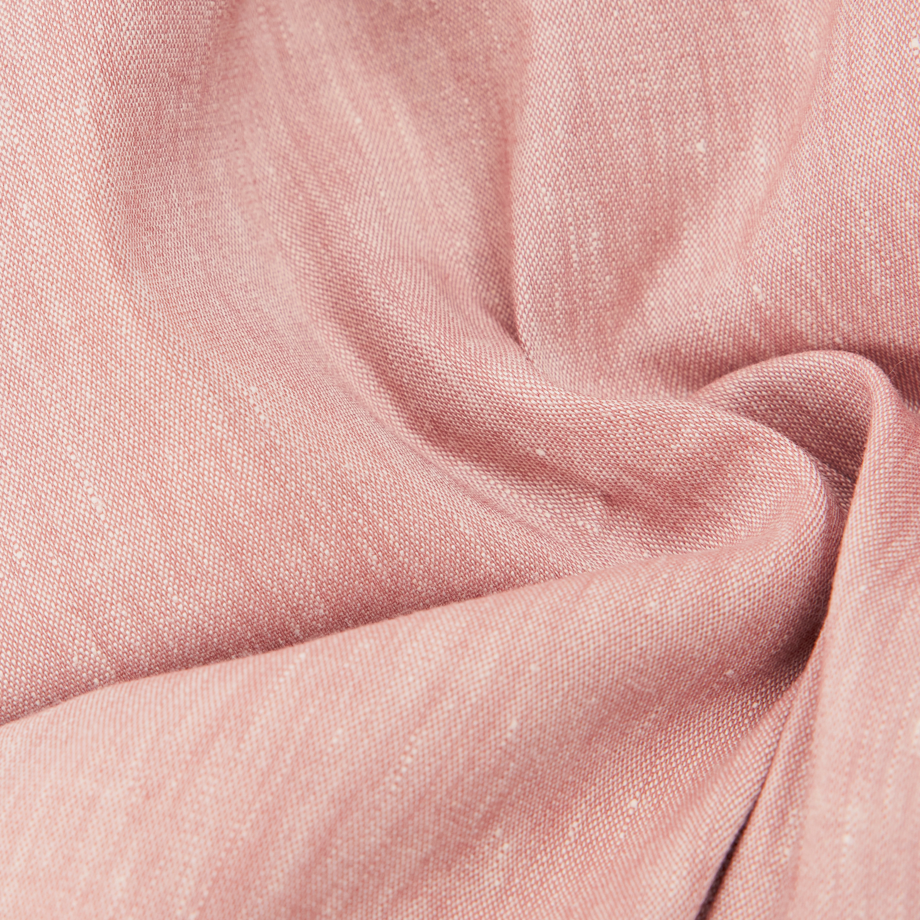 CHASY - Casual bukser med læg i hørmix - men - orange - Materialbild (B2C)