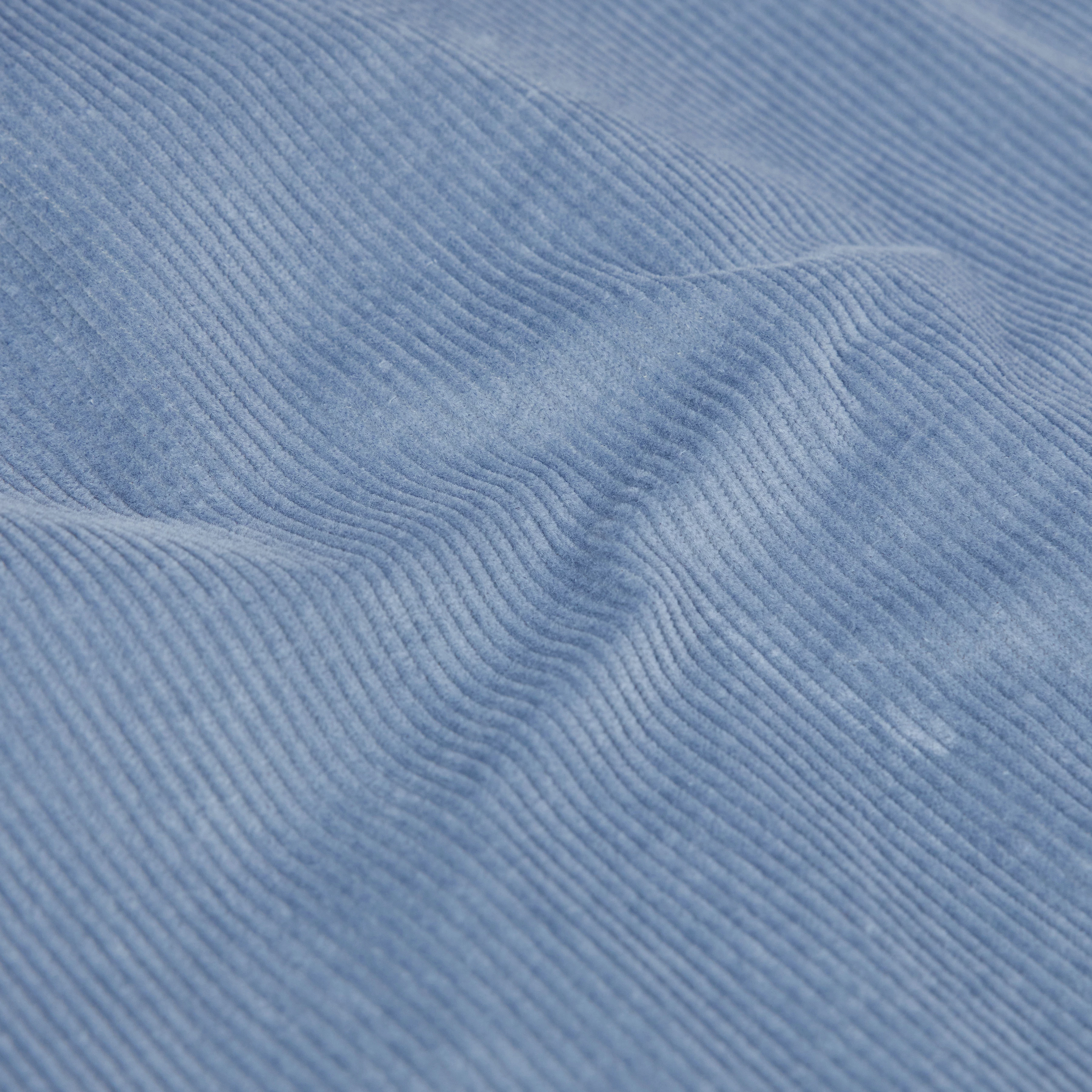 LIET_3 - Button-down shirt in cotton corduroy - men - blue - Materialbild (B2C)