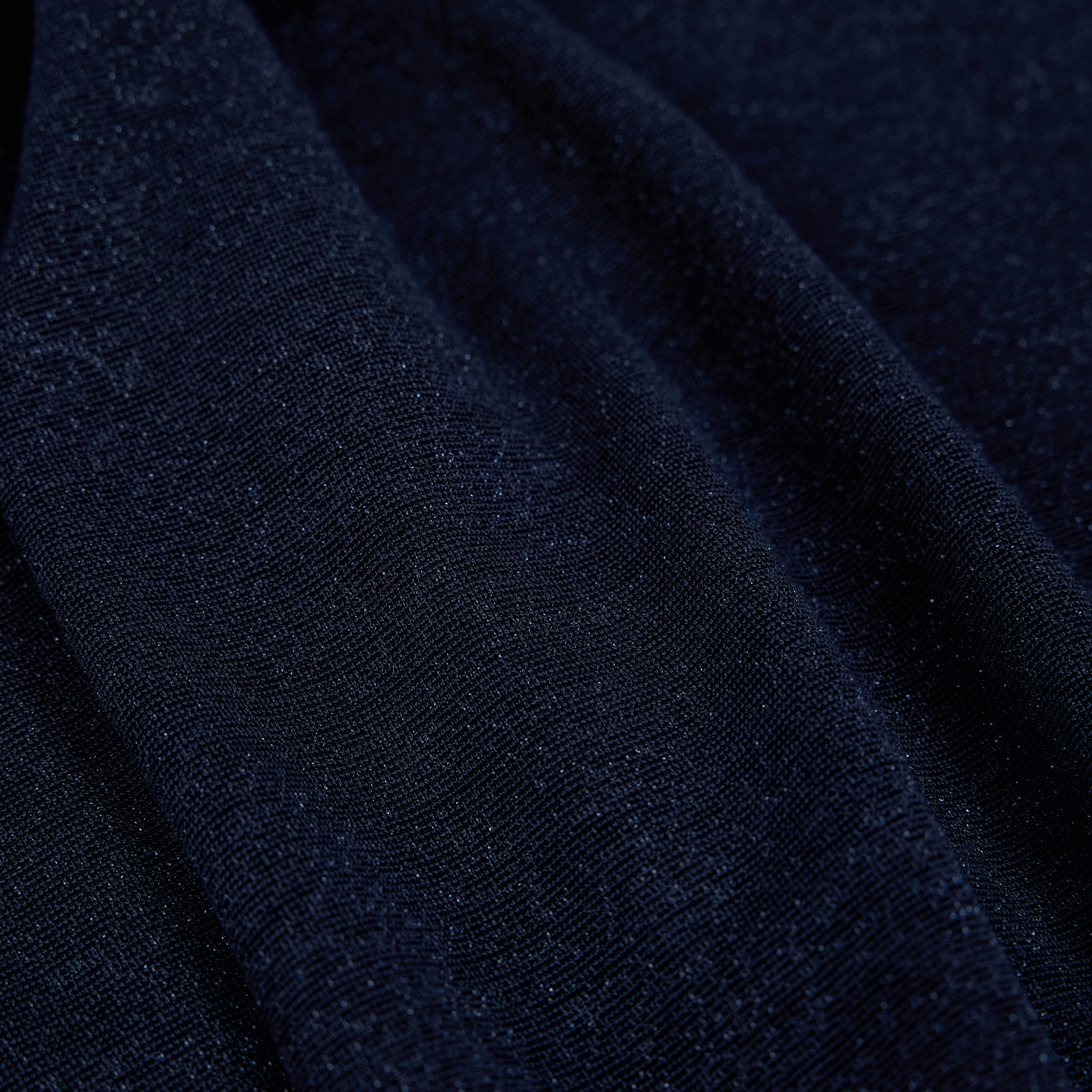 SELAY - Schmales Oberteil in Lurex-Jersey - Damen - blau - Materialbild (B2C)