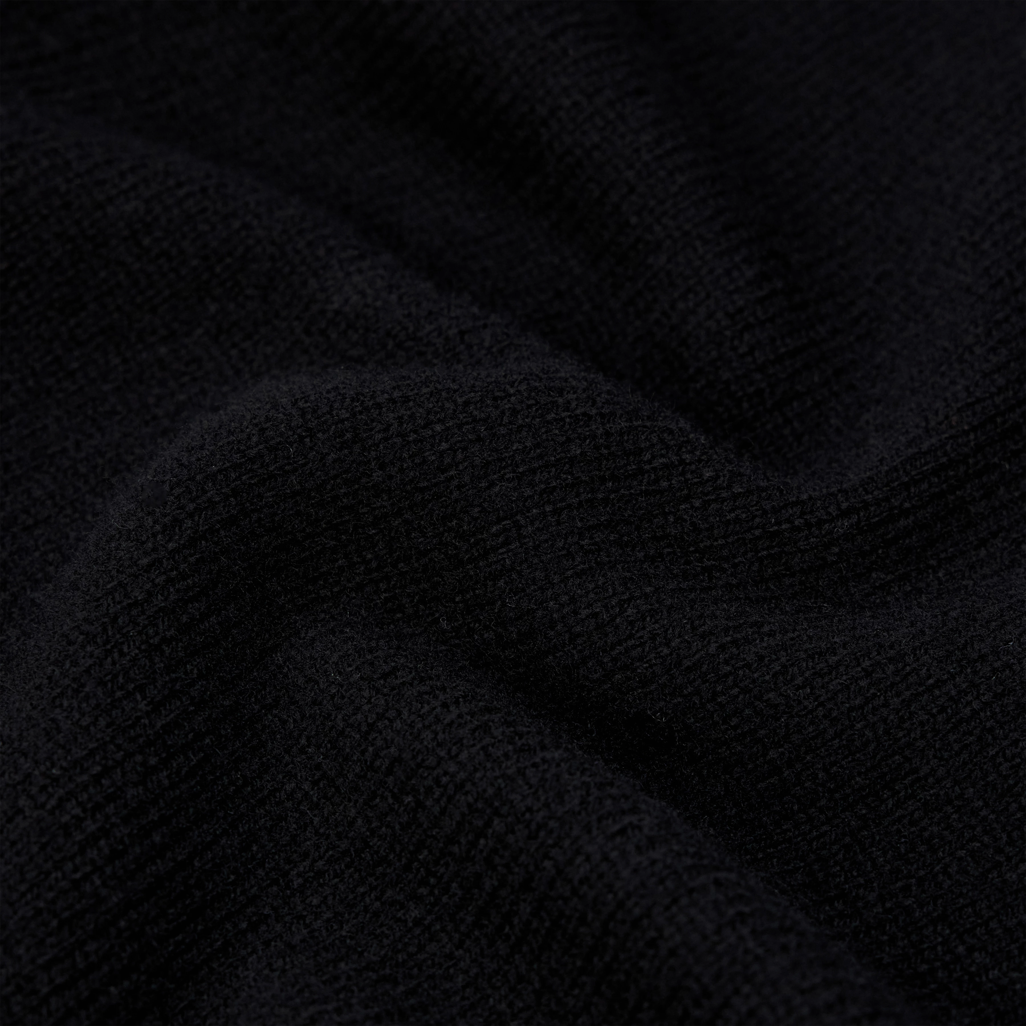 ALINOY - Strickkleid in Schurwolle - Damen - schwarz - Materialbild (B2C)