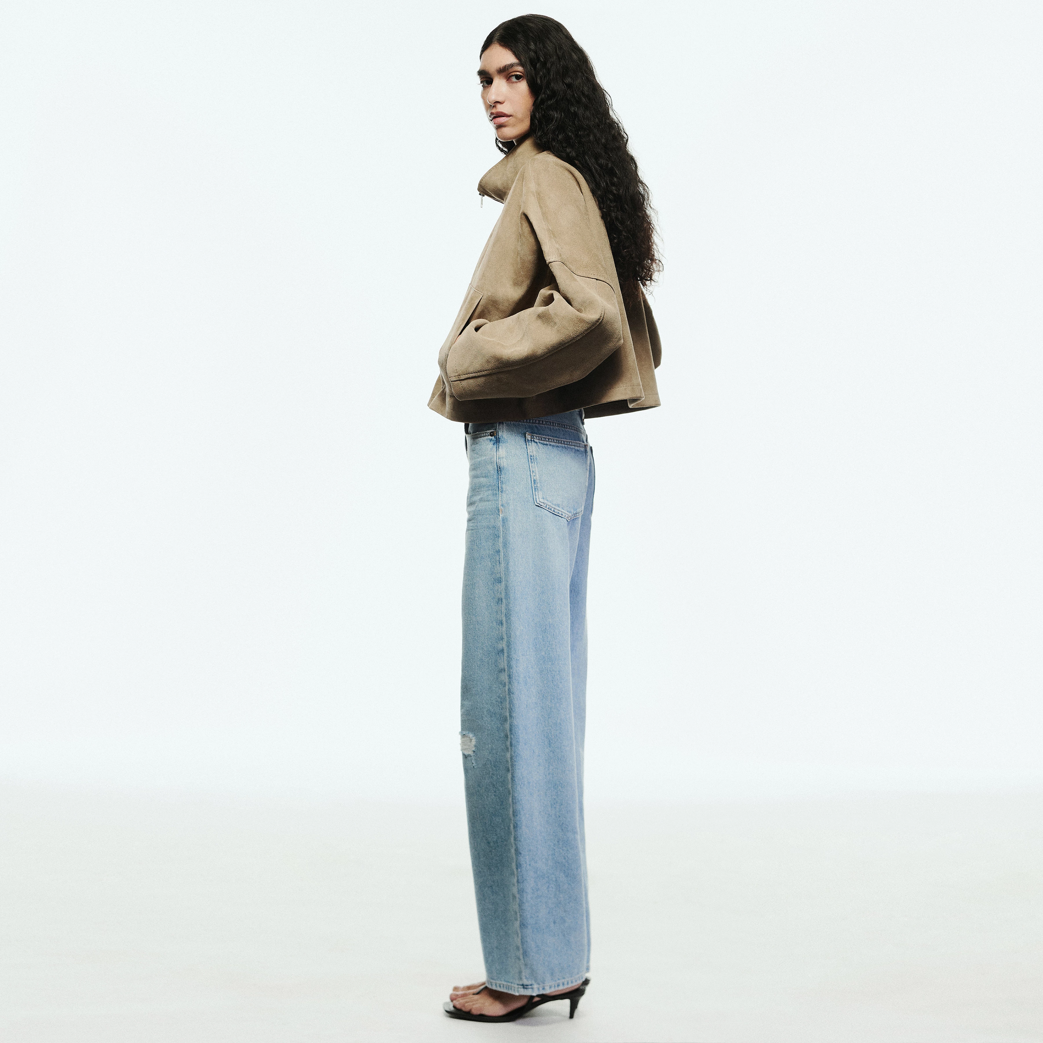 MEDLEY - Mid-rise jeans in mid-blue denim - women - blue