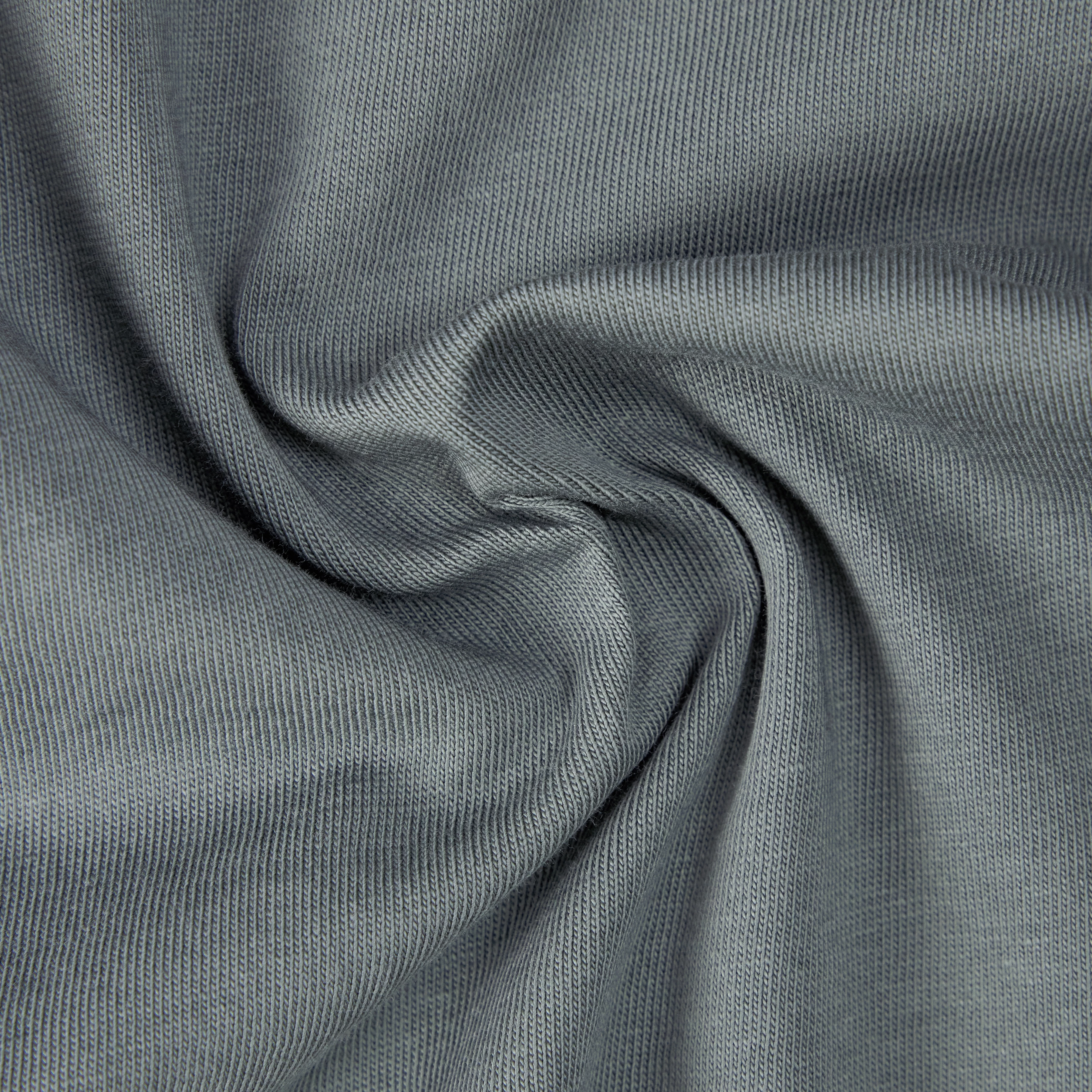 THILO - Relaxed fit T-shirt in pure cotton - men - green - Materialbild (B2C)