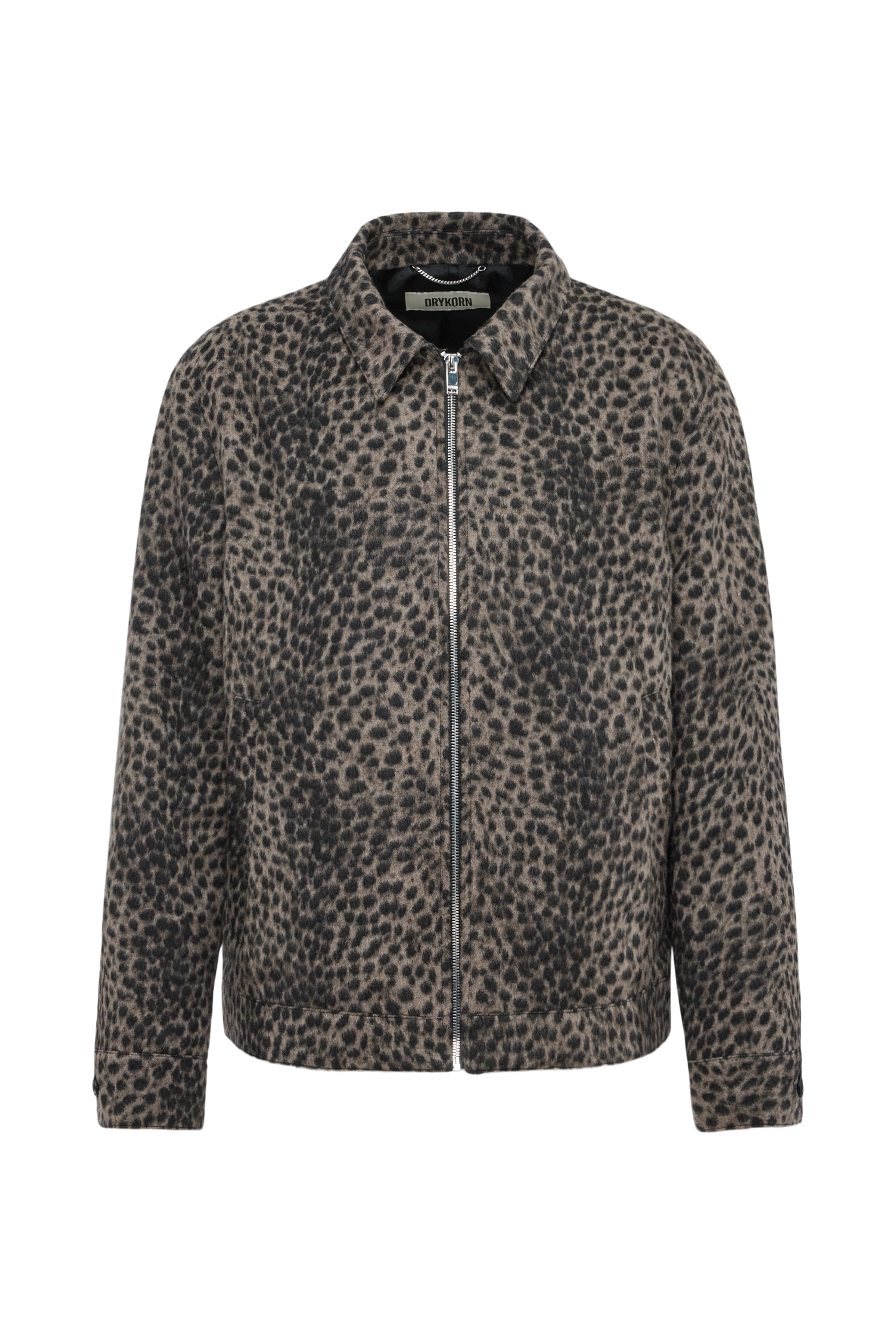 RIKKA_2 - Jacke in Animalmuster - Herren - braun - Freisteller Frontansicht